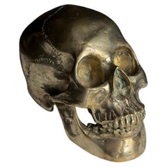Bronze skull early 20th century