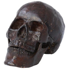 Bronze Skull Sculpture