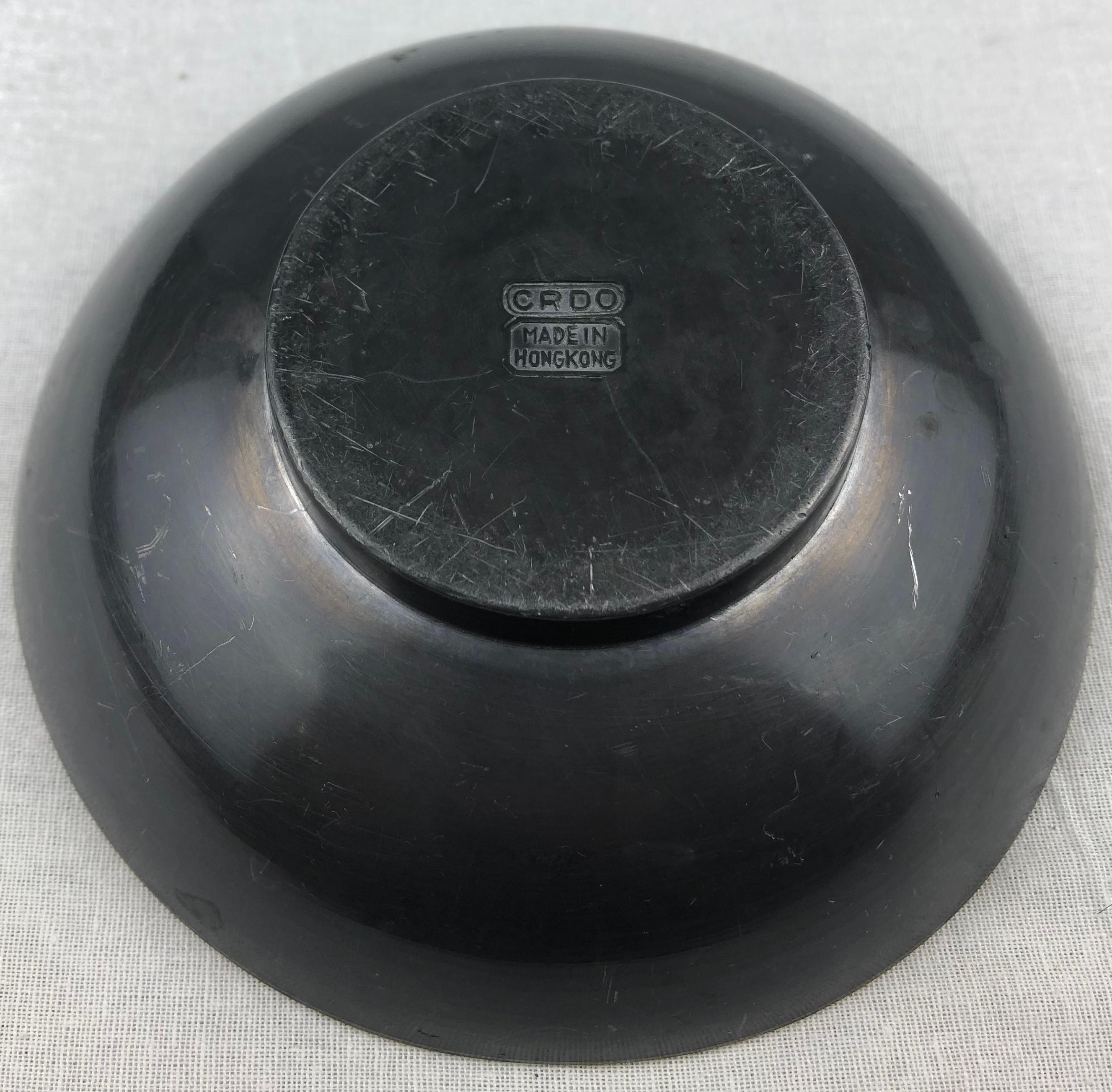 Bronze Smoked Gray Vide Poche In Good Condition For Sale In Miami, FL