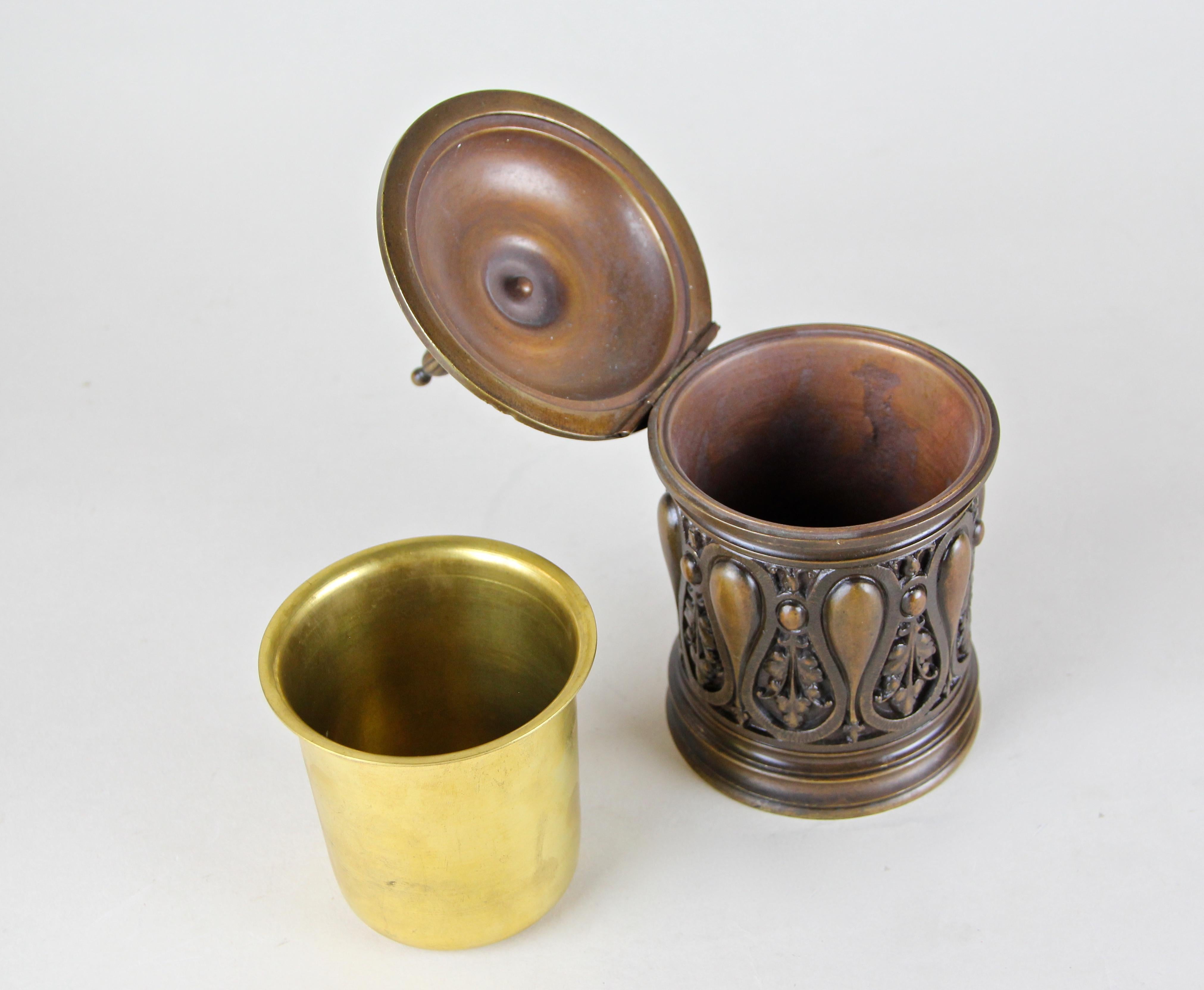 Bronze Smoking Set Marked, Germany, circa 1880 5