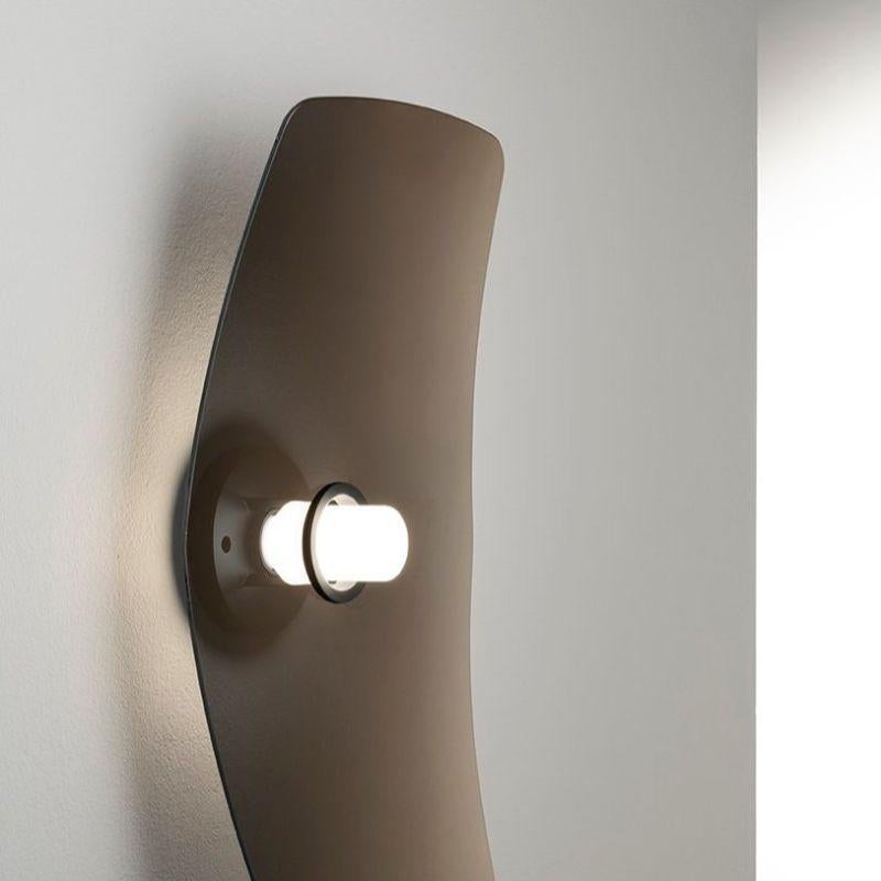 Modern Bronze, Solar Glass Wall Lamp by RADAR