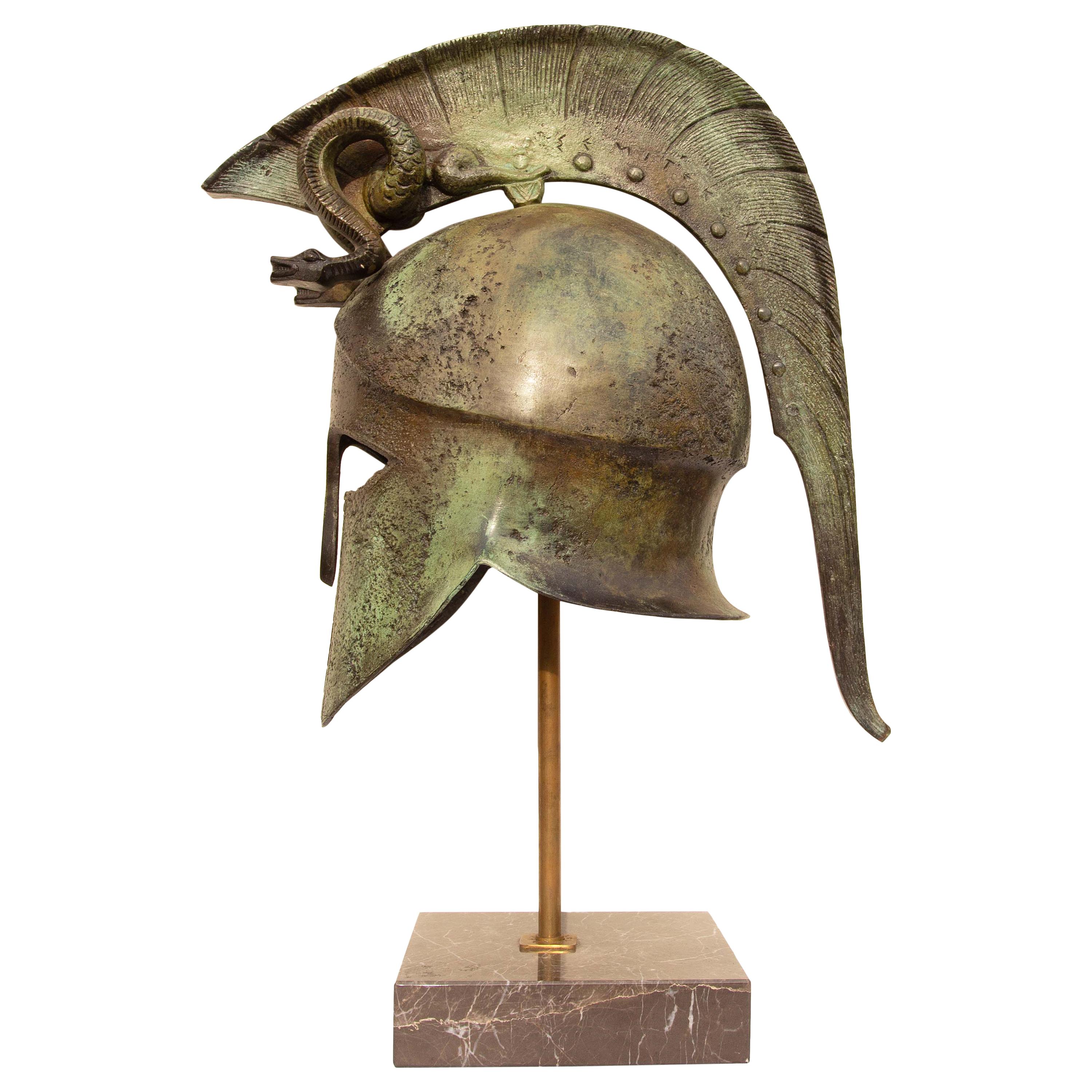 Bronze Spartan Corinthian Helmet