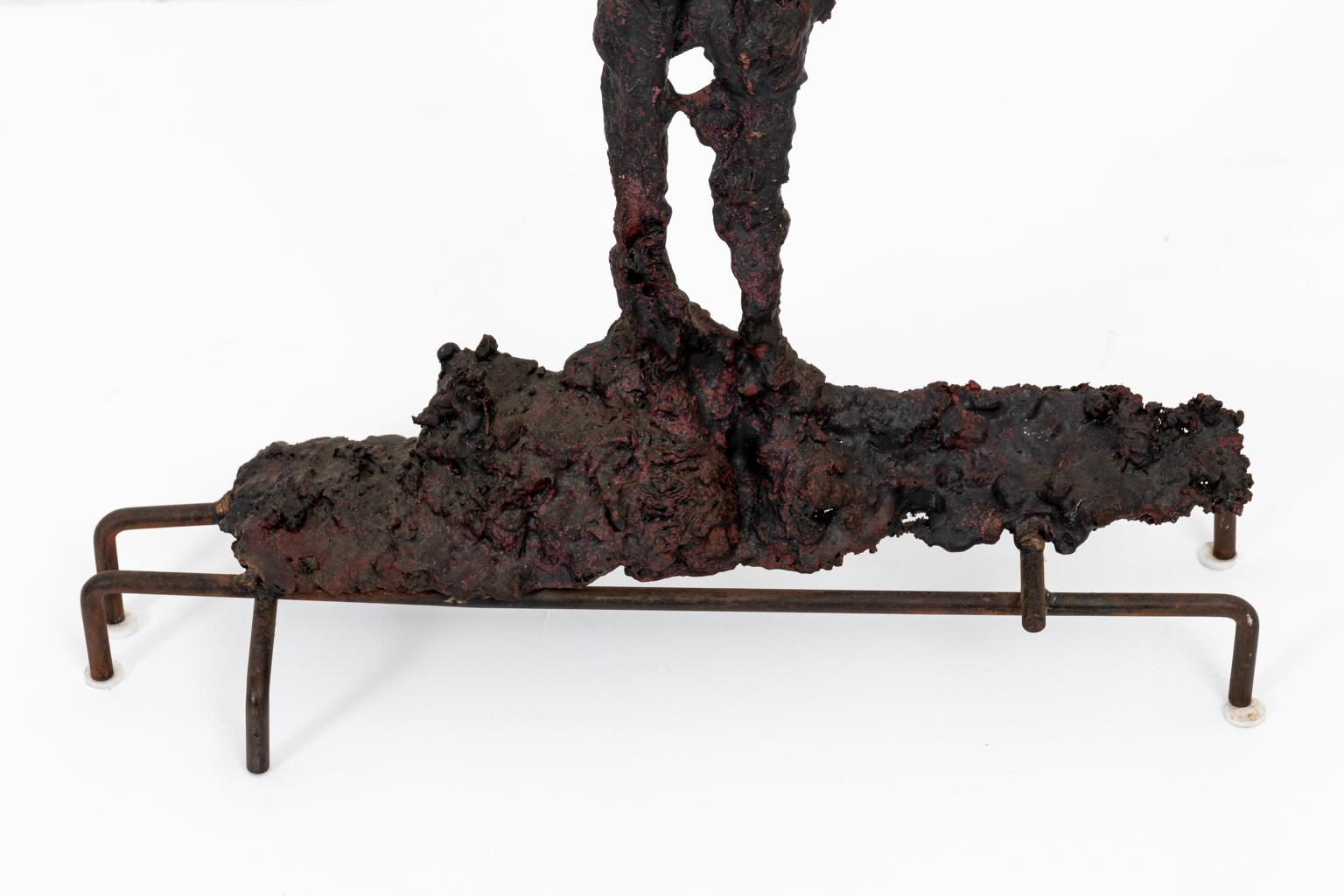Bronze Spill Cast Sculpture In Good Condition For Sale In Stamford, CT