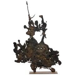 Monumental Bronze Spill Cast Sculpture