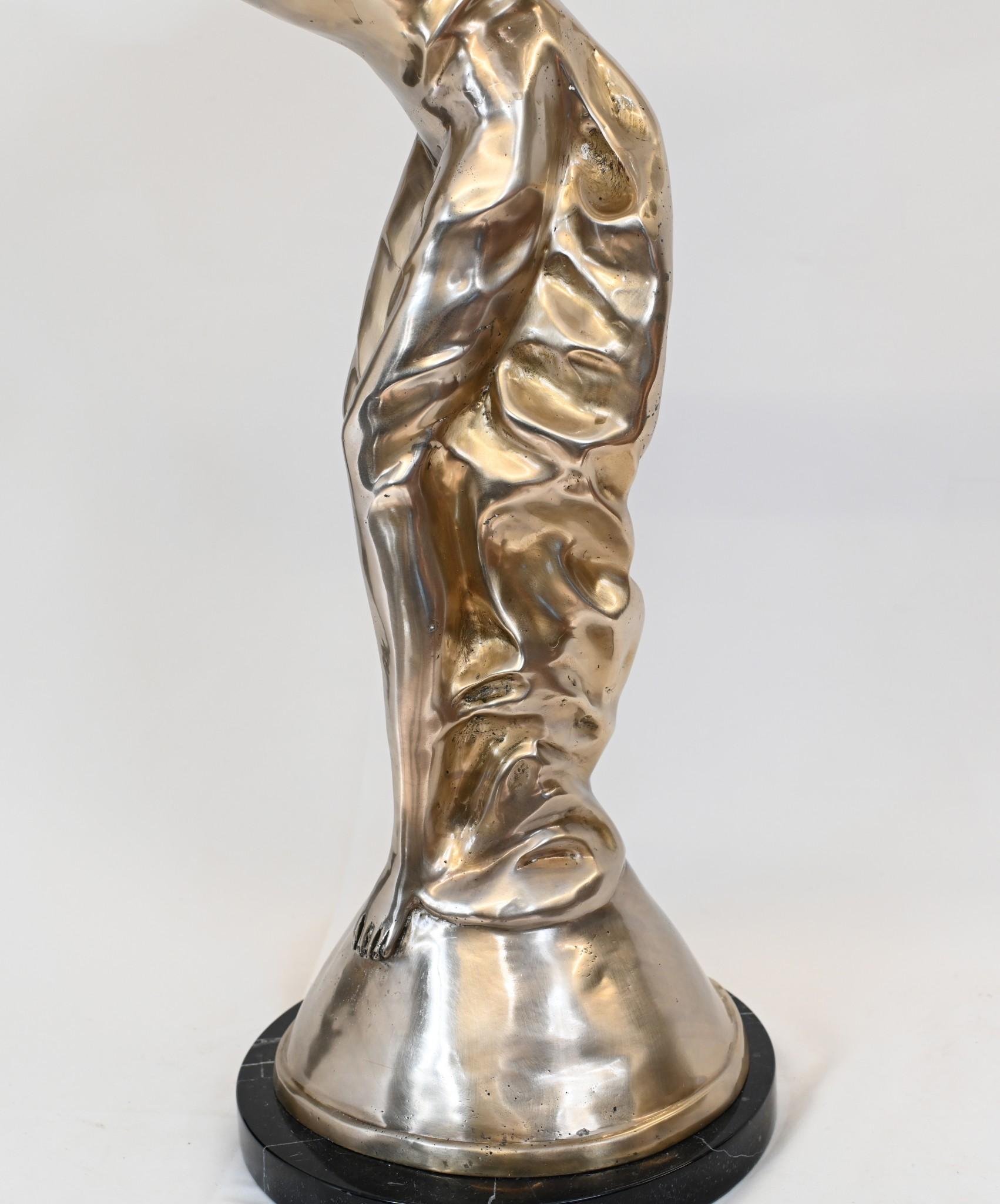 Bronze Spirit of Ecstacy Charles Sykes Flying Lady (Ende des 20. Jahrhunderts) im Angebot