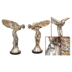 Bronze Spirit of Ecstacy Charles Sykes Flying Lady