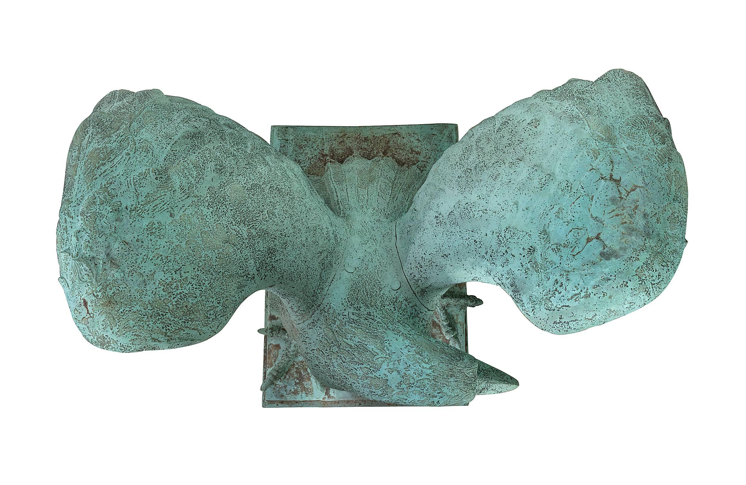 American Bronze Spreadwing Eagle by Jakob Otto Schweizer, 1863-1955