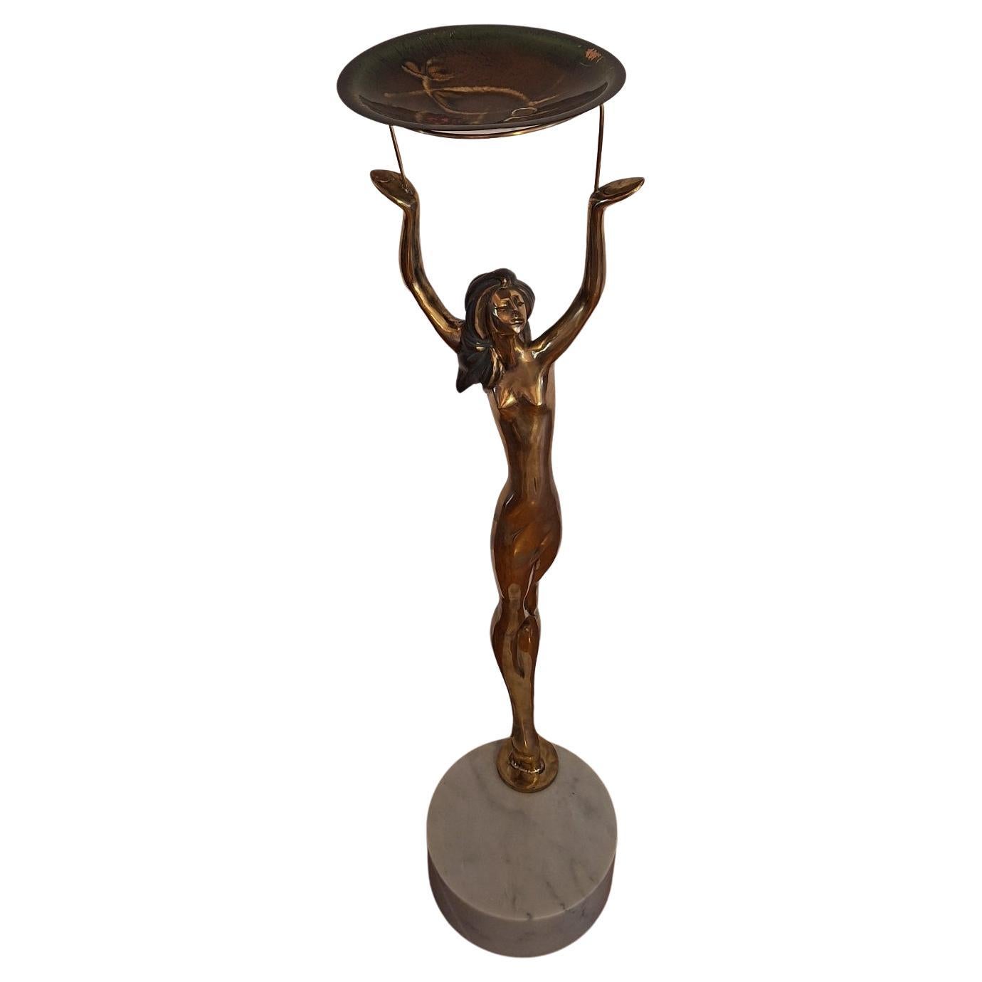 Bronze Statue by Gimo Fero For Sale