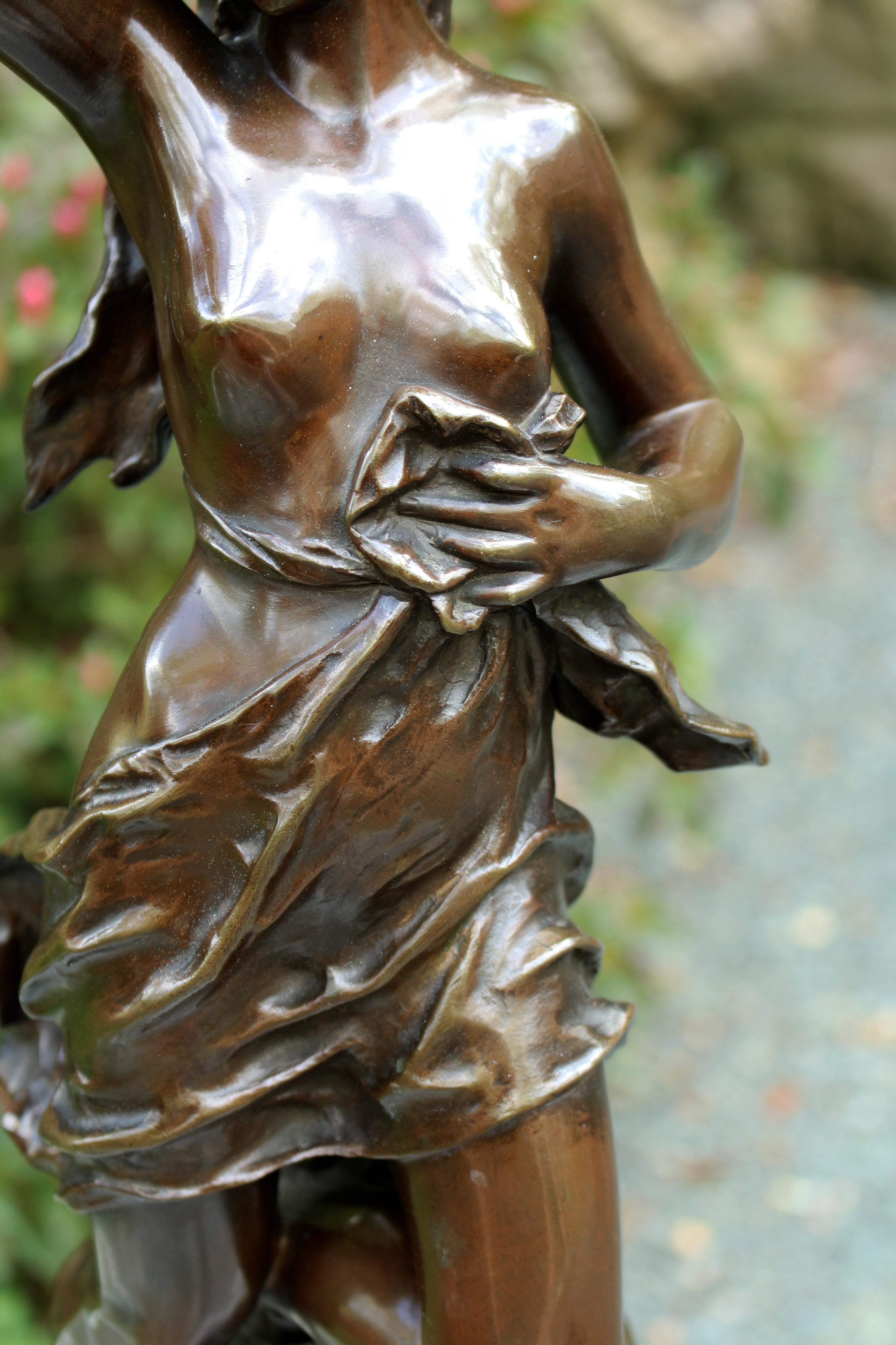 Bronze Statue by Gustava Obiols Delgado 1