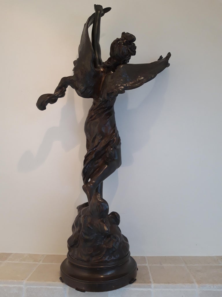 Bronze Statue by Hippolyte Moreau For Sale at 1stDibs hippolyte