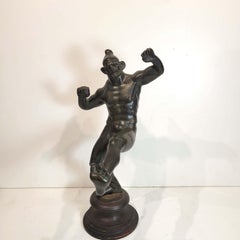 Bronze Statue Depicting a Fighter, Roman Revival 18/19c