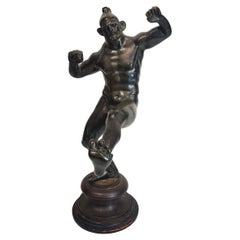 Bronze Statue Depicting a Fighter, Roman Revival 18/19c