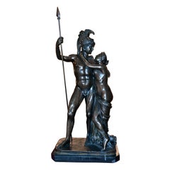 Statue en bronze représentant Mars et Vénus d'après l'original de Canova