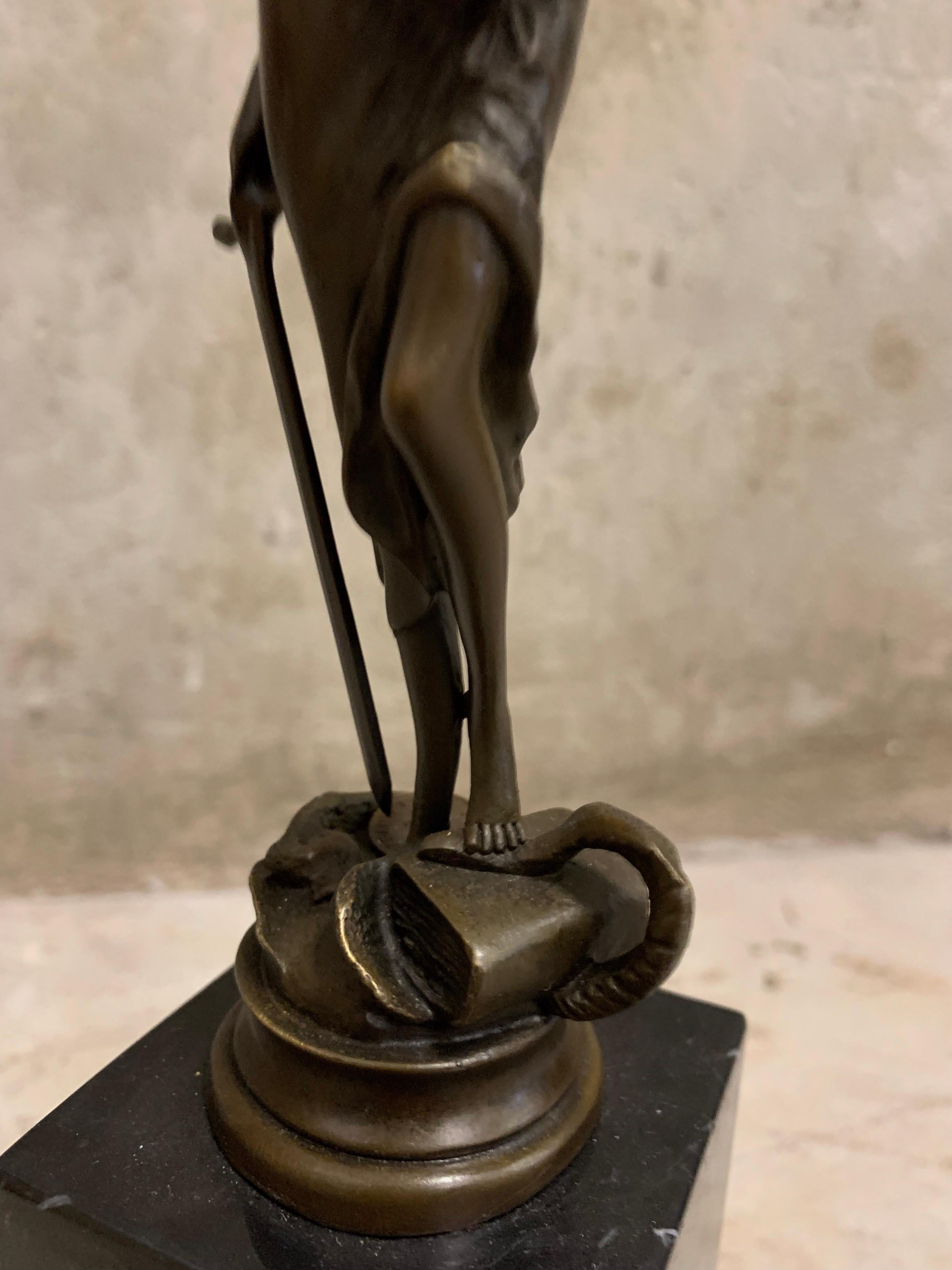 a mayer bronze sculpture