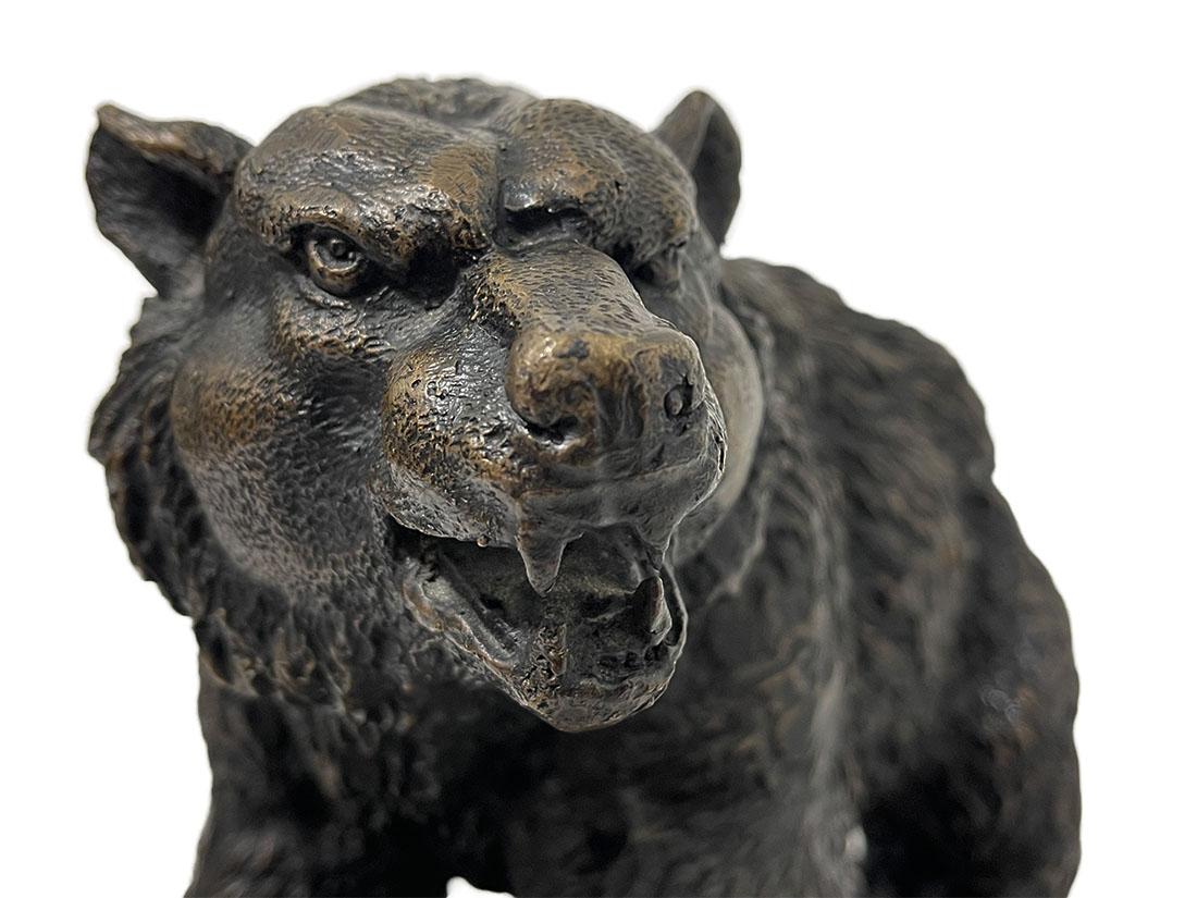 Bronze Statue of a Bear, After Pierre-Jules Mêne For Sale 4