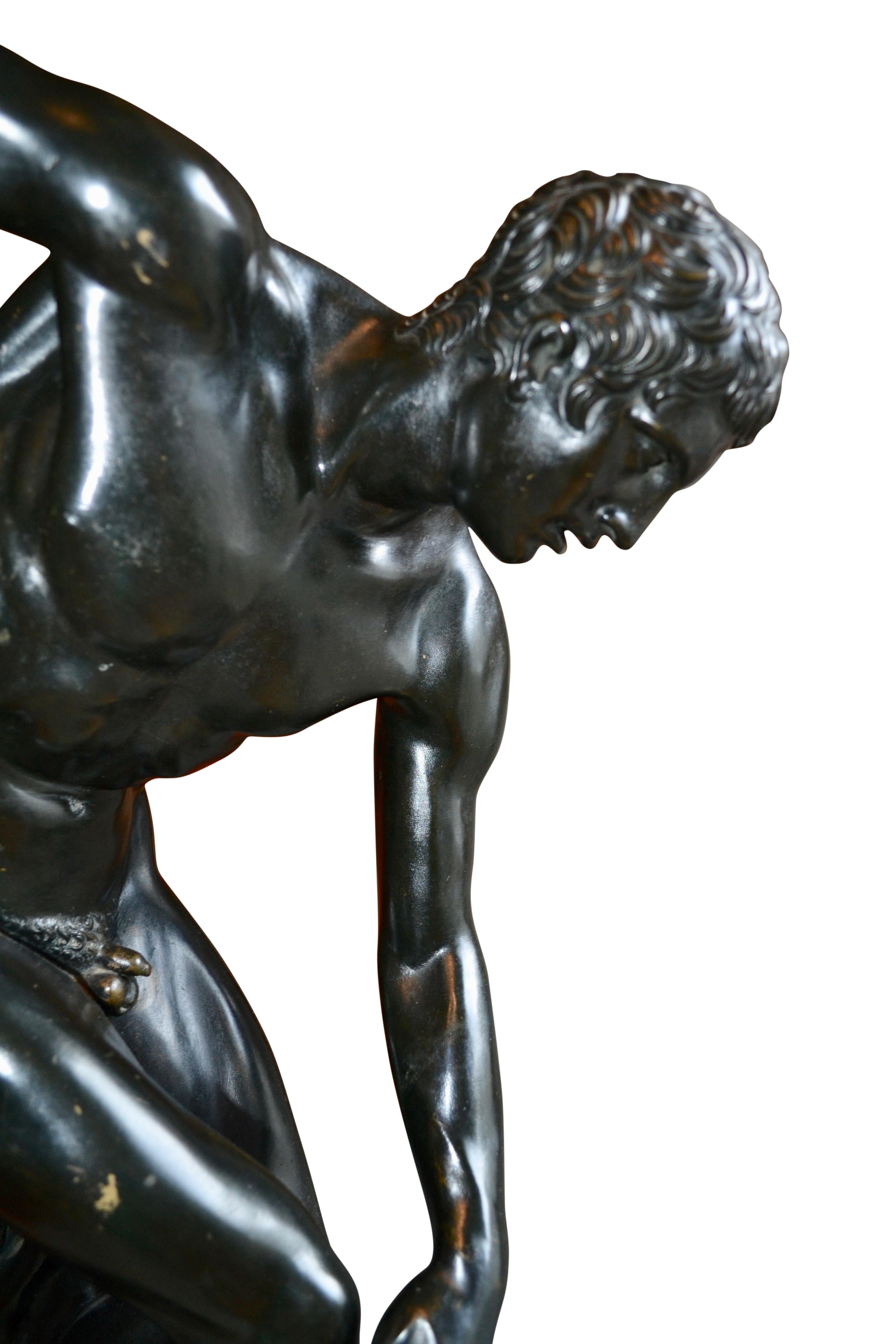 Bronze Statue of a Discus Thrower Known as the Discobolus of Myron 3