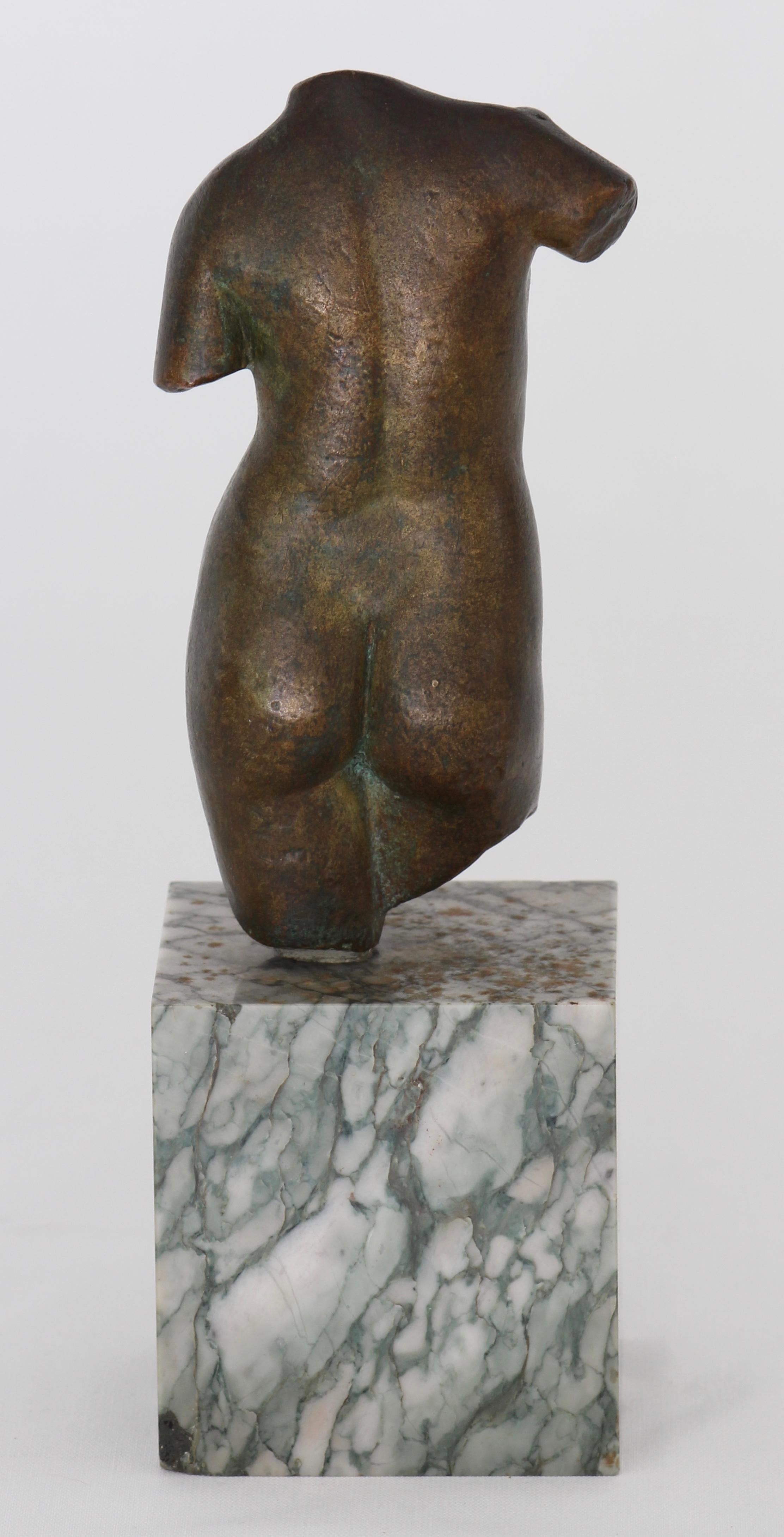 Patinated Bronze Statue of a Female Torso