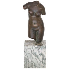 Bronze Statue of a Female Torso