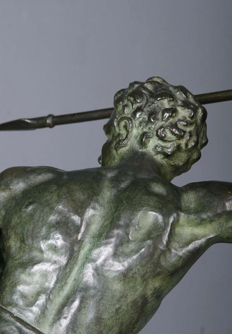 Bronze Statue of a Gladiator, by Cipriani, France, Early 20th Century 6