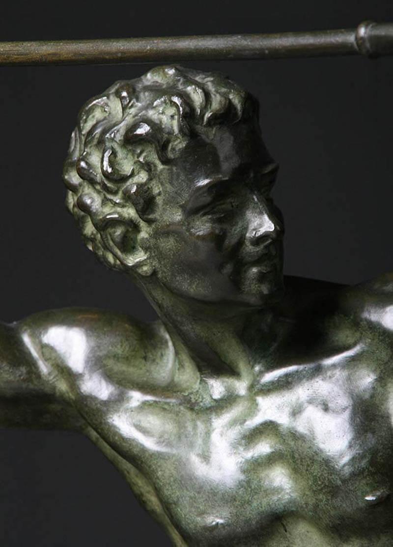 Bronze Statue of a Gladiator, by Cipriani, France, Early 20th Century 12