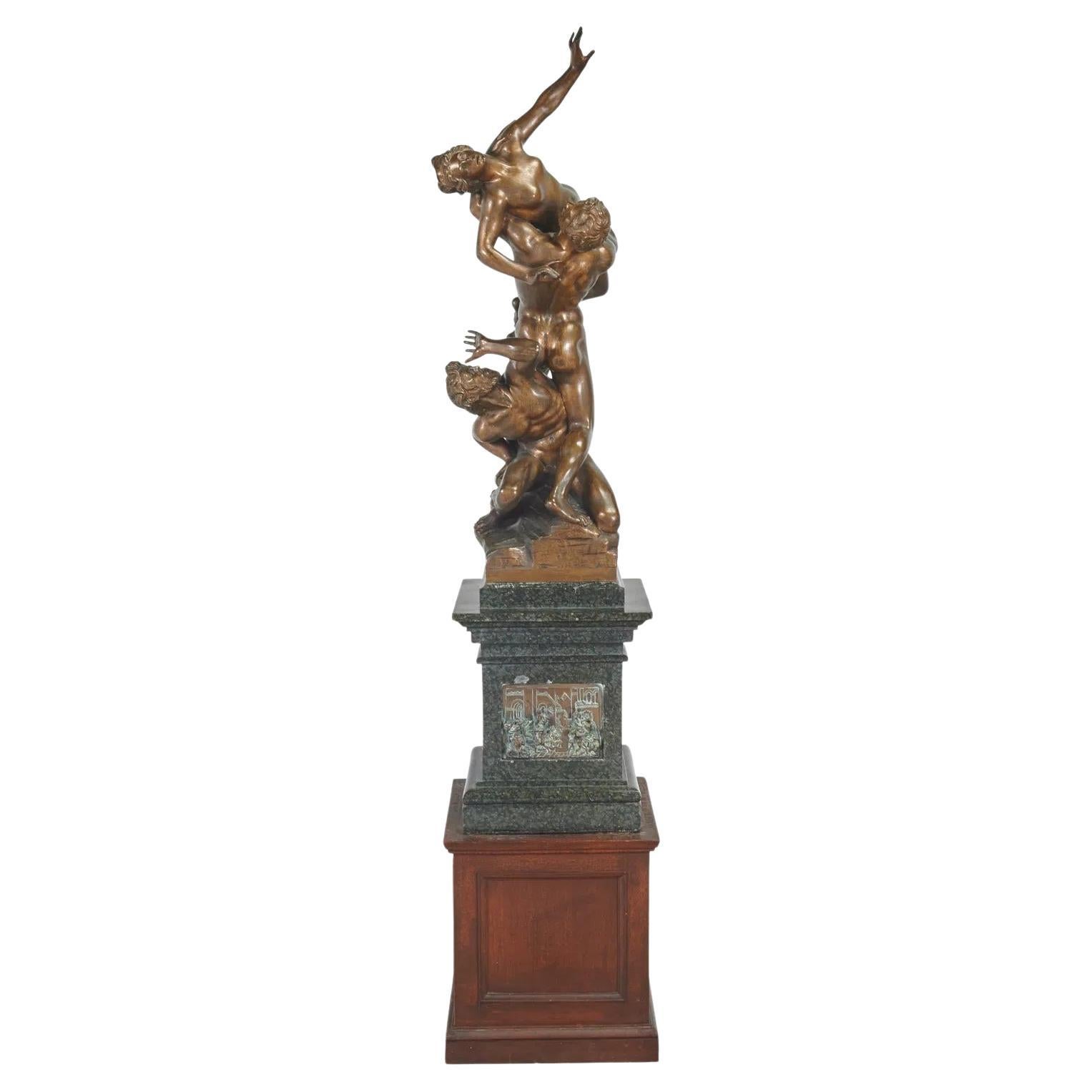 Statue d'enlèvement de la Sabine d'après Giambologna