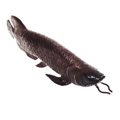 Bronze Statue of an Arowana 'Dragon' Fish