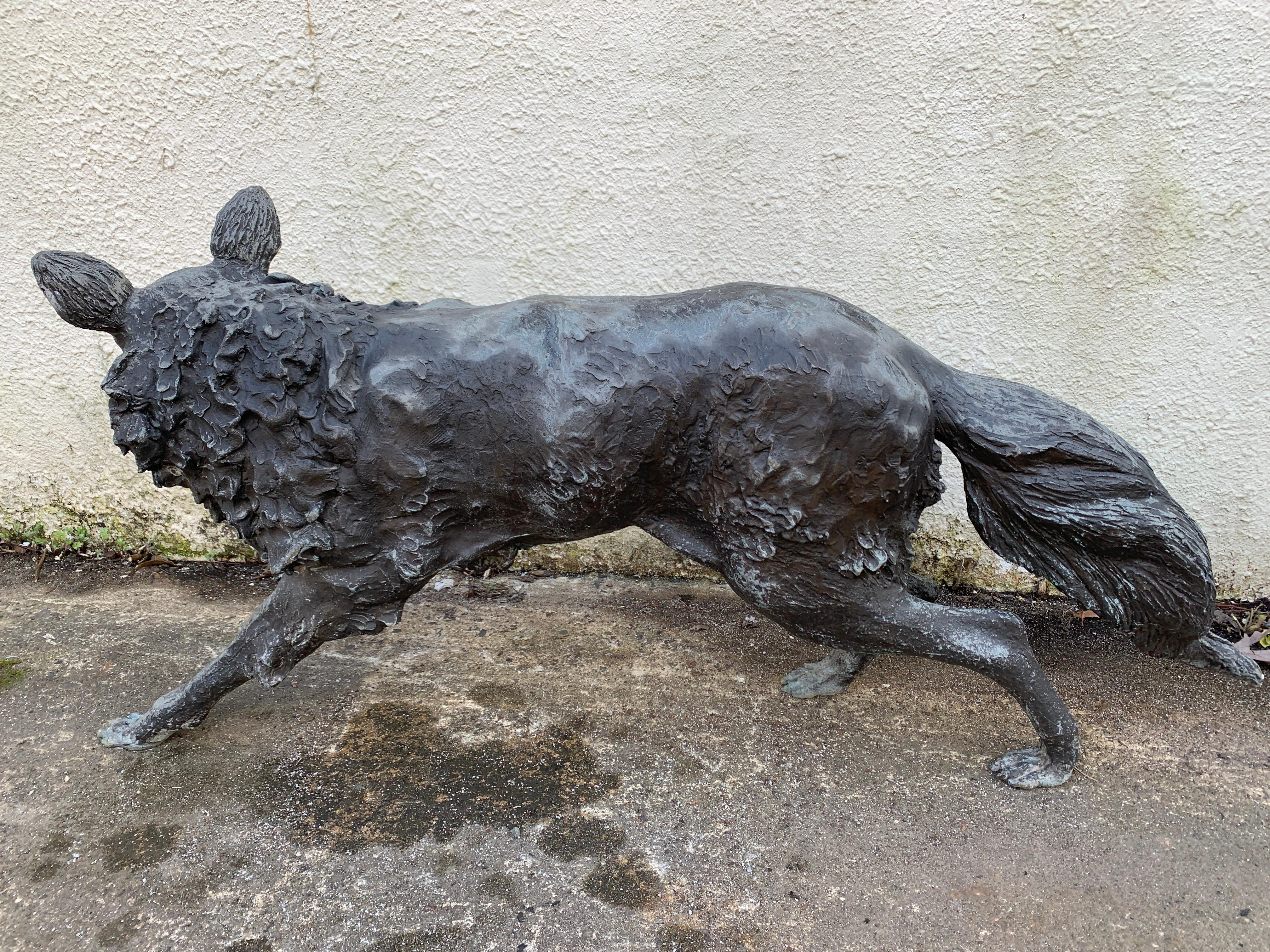 Bronze Statue de renard