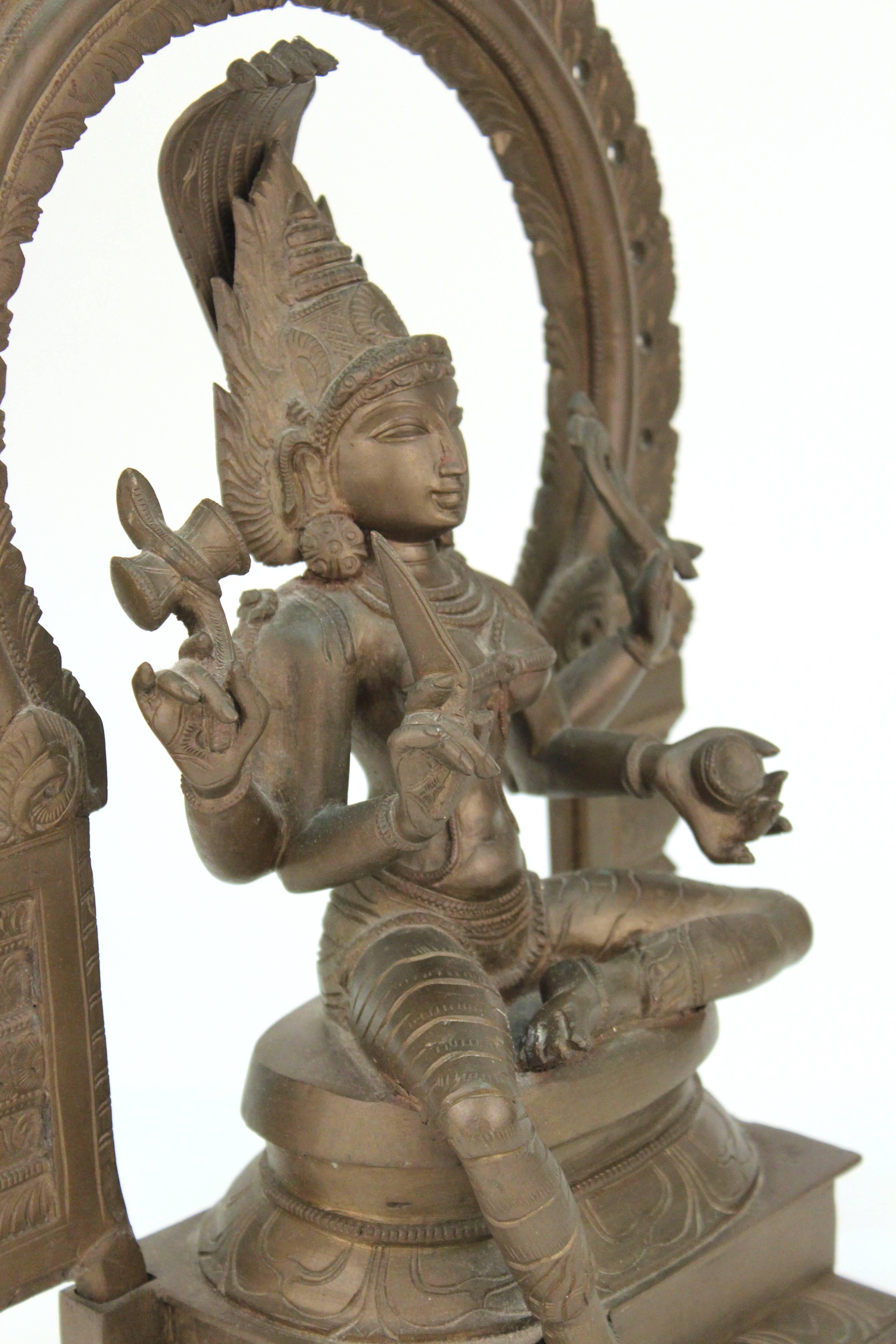 Bronze Statue of Hindu Goddess Kali 4