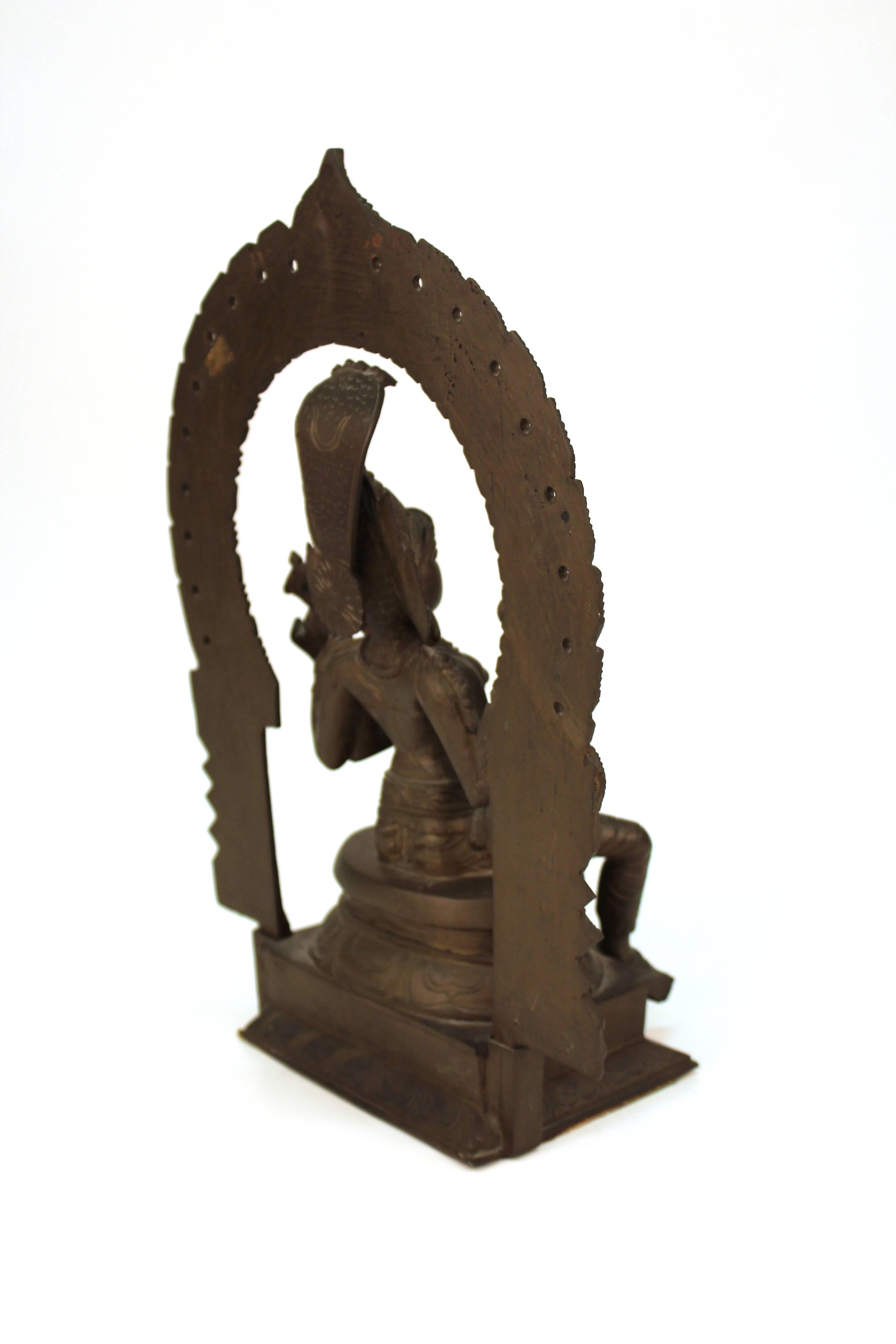 kali bronze statue