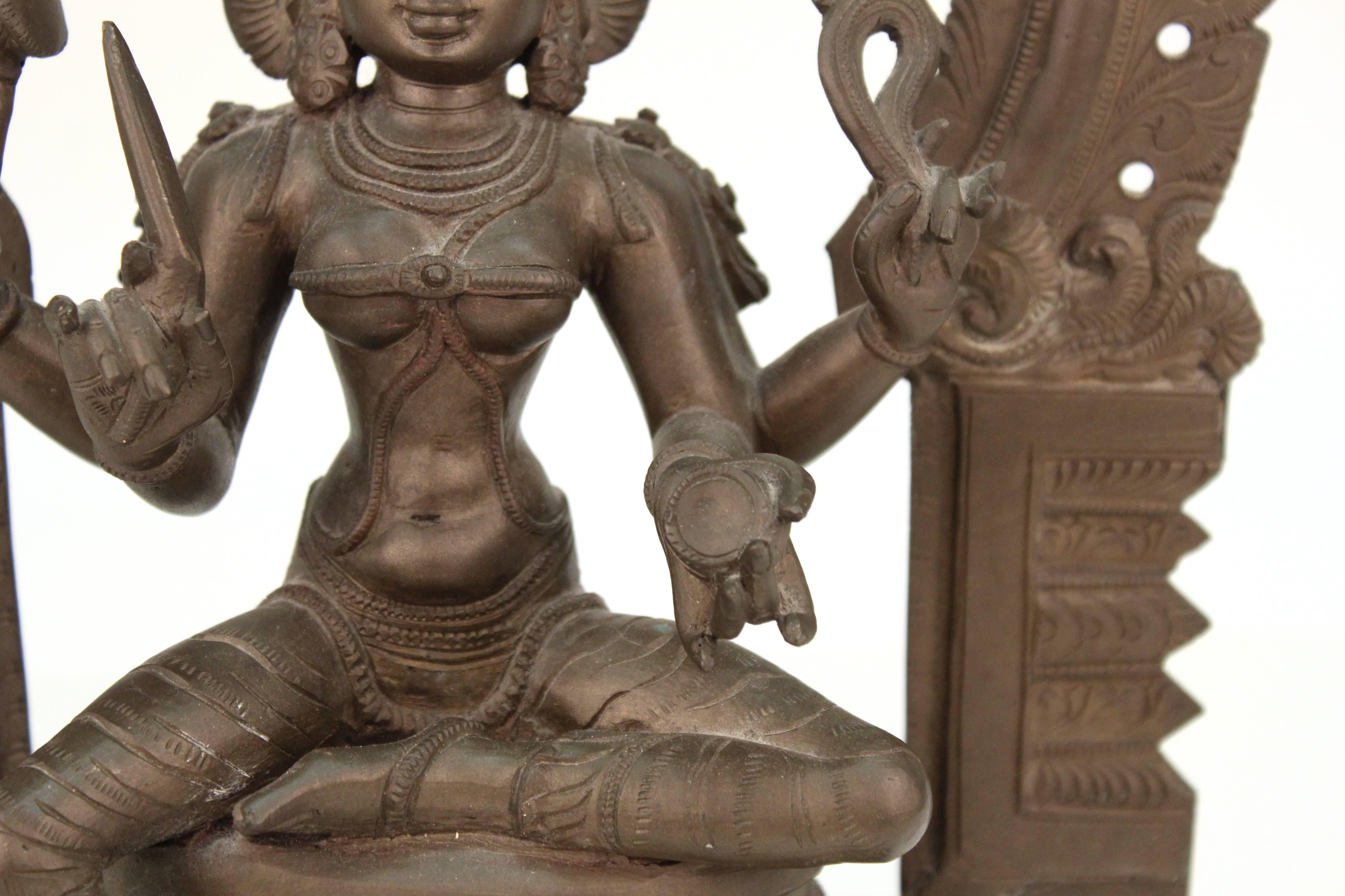 Bronze Statue of Hindu Goddess Kali 1