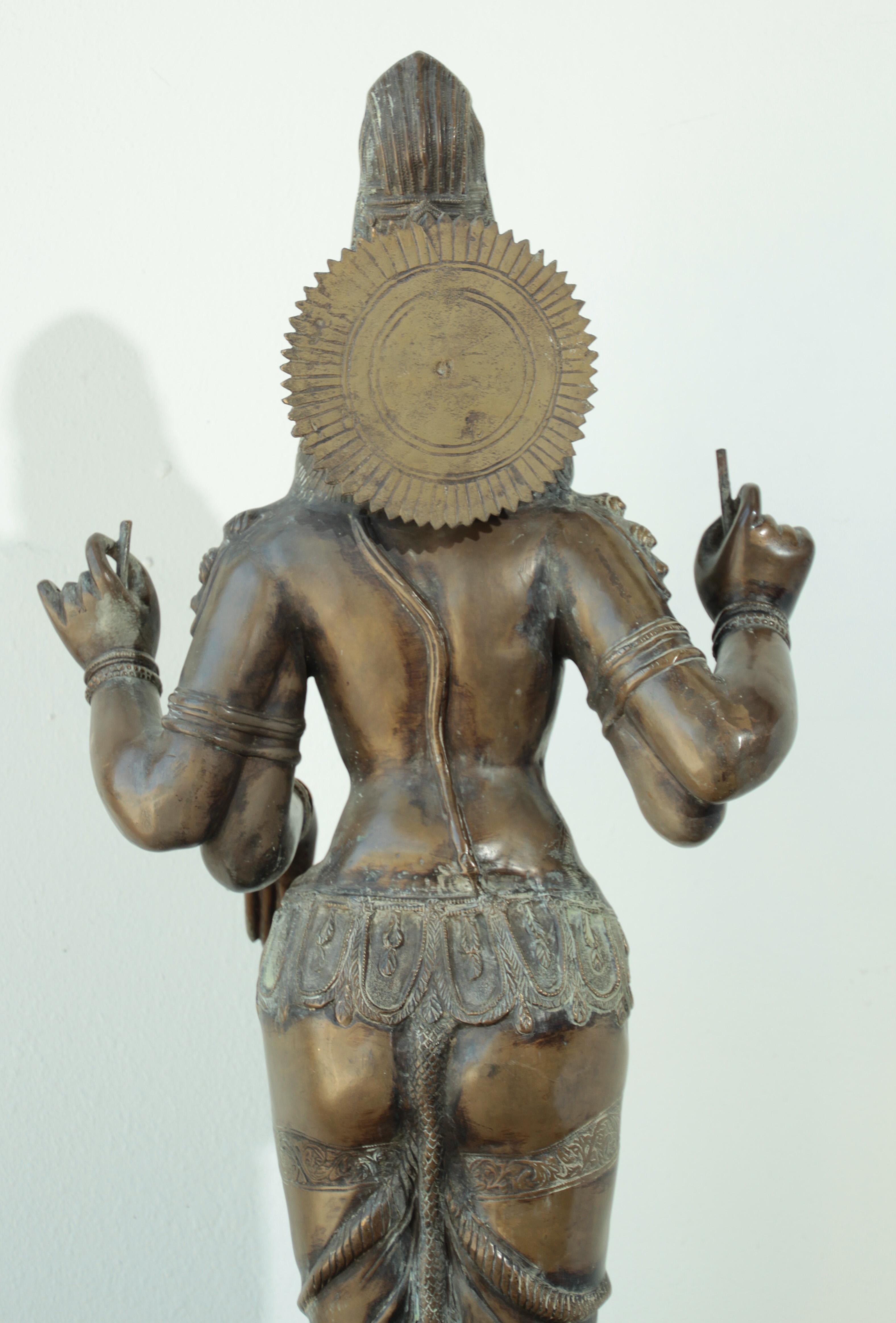 Bronze Statue of Hindu Goddess Lakshmi 5
