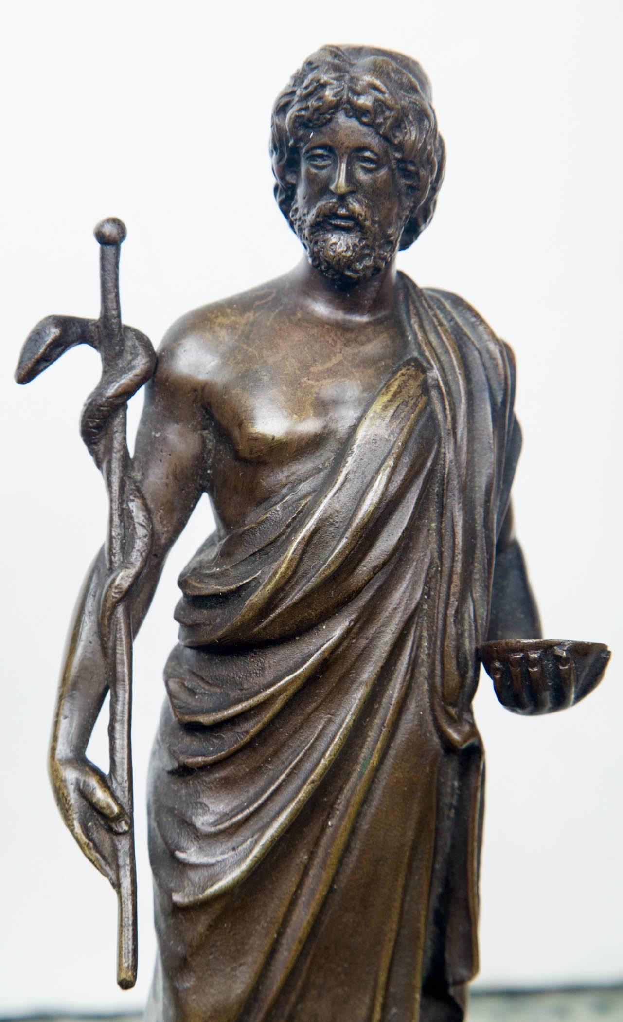 Bronze Statue of Hippocrates For Sale 1