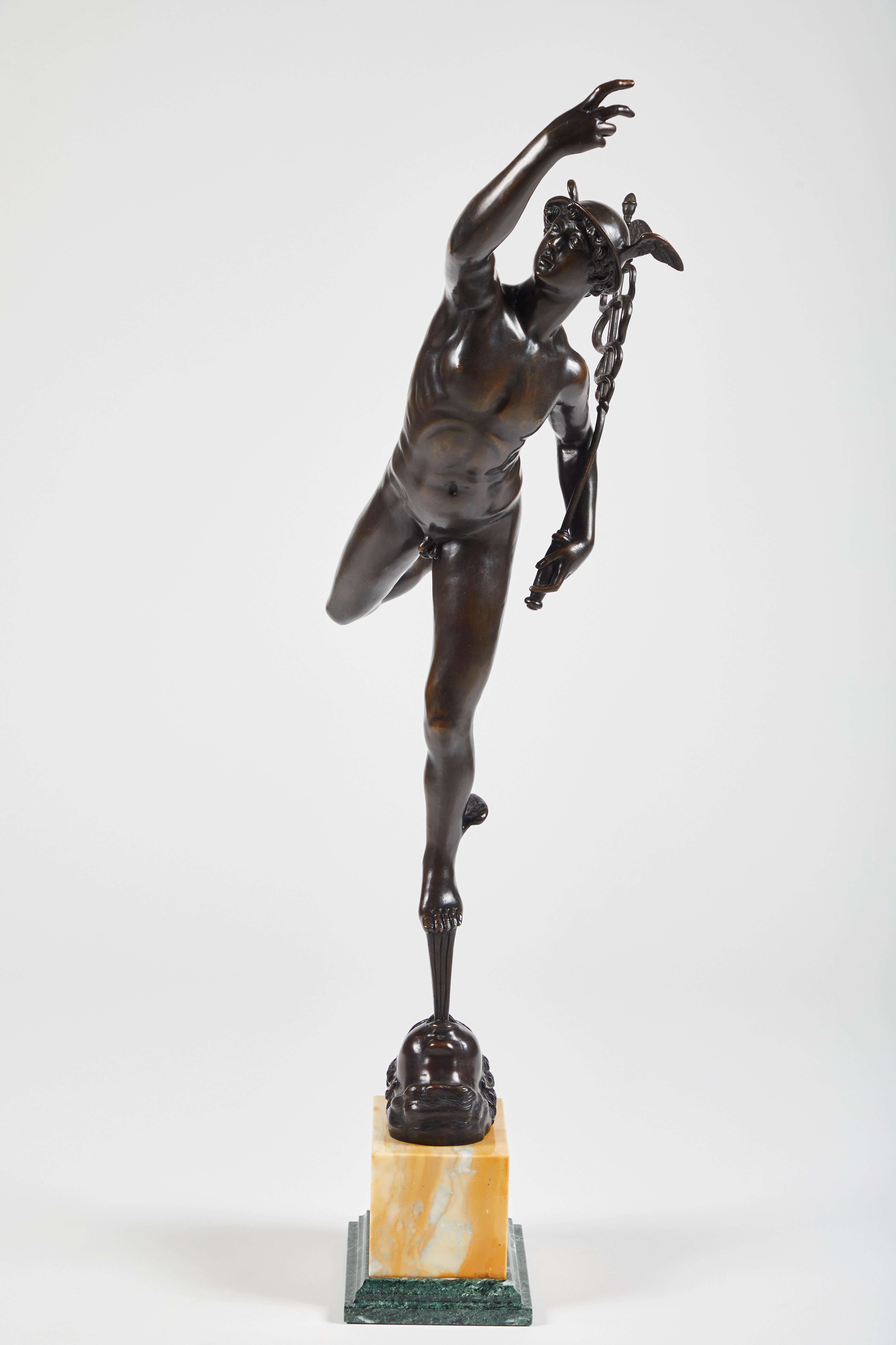 Bronze Statue Representing Mercury 1