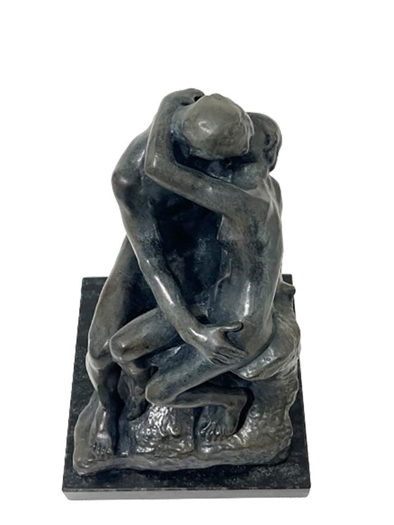 Bronze statue The Kiss, Auguste Rodin by Ara Kunst Germany

A bronze statue 