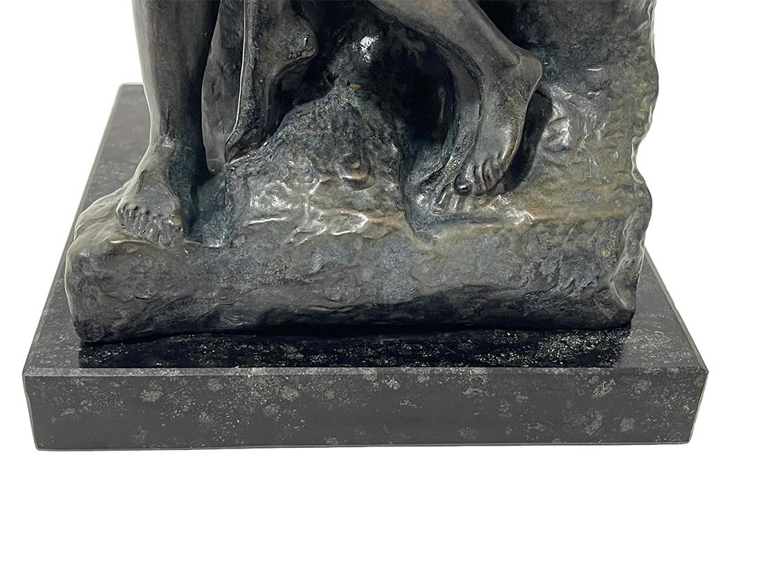 Bronze statue The Kiss, Auguste Rodin by Ara Kunst Germany For Sale 1
