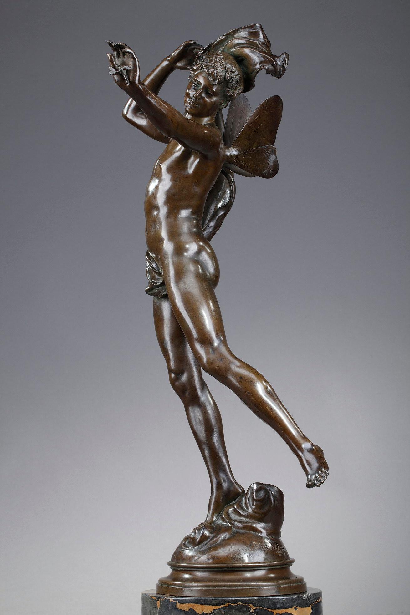 French Bronze Statue, 