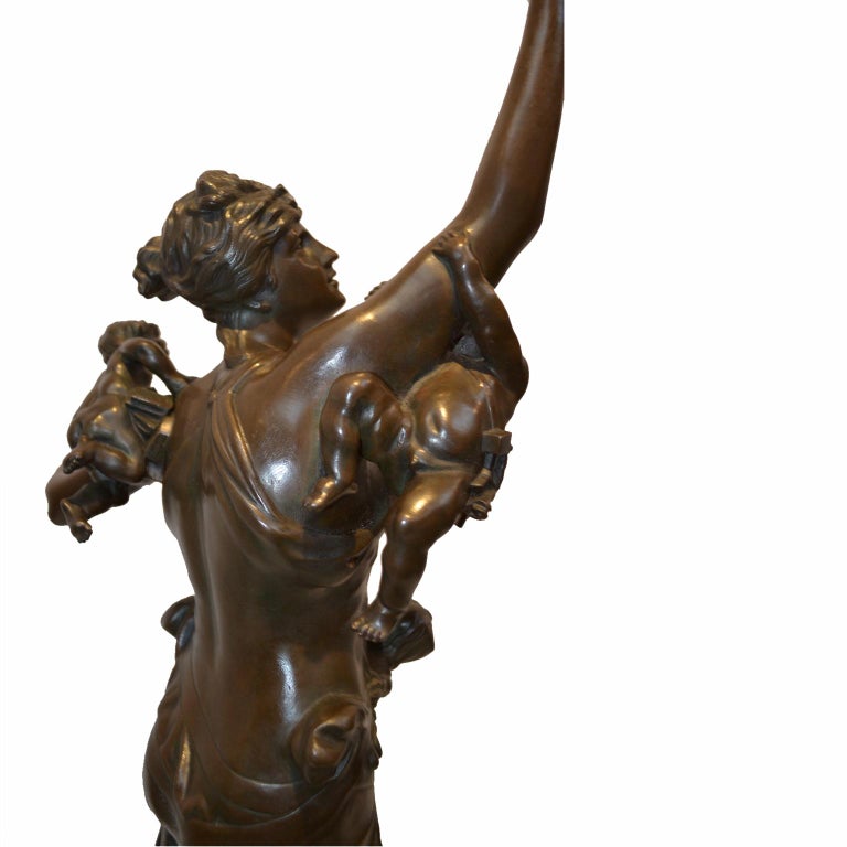 Bronze Statue Titled  Nul Narrive Sans Peine  by 