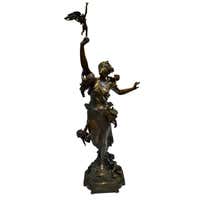 Sold Price: Bronze Figure Nul Narrive Sans Peine by Wever 