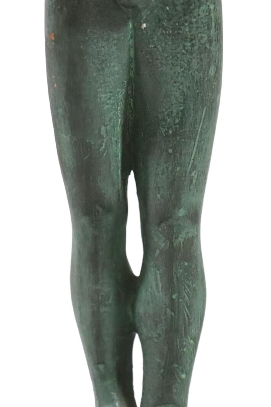 Statuette en bronze d'un Kouros du sanctuaire d'Héra, Samos, Museums Replica en vente 1
