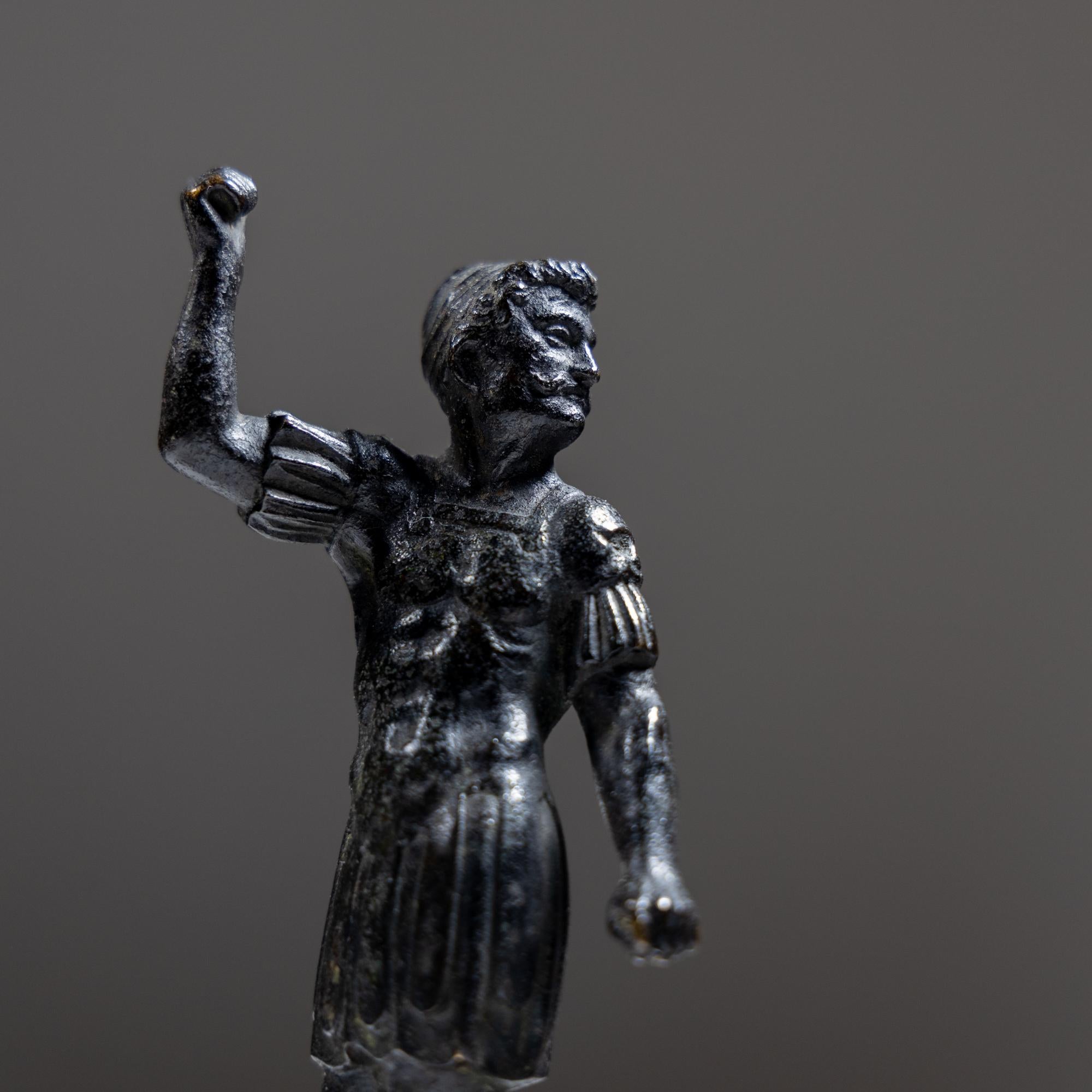 Bronze statuette of a Venetian mercenary, Italy 16th/17th century 1