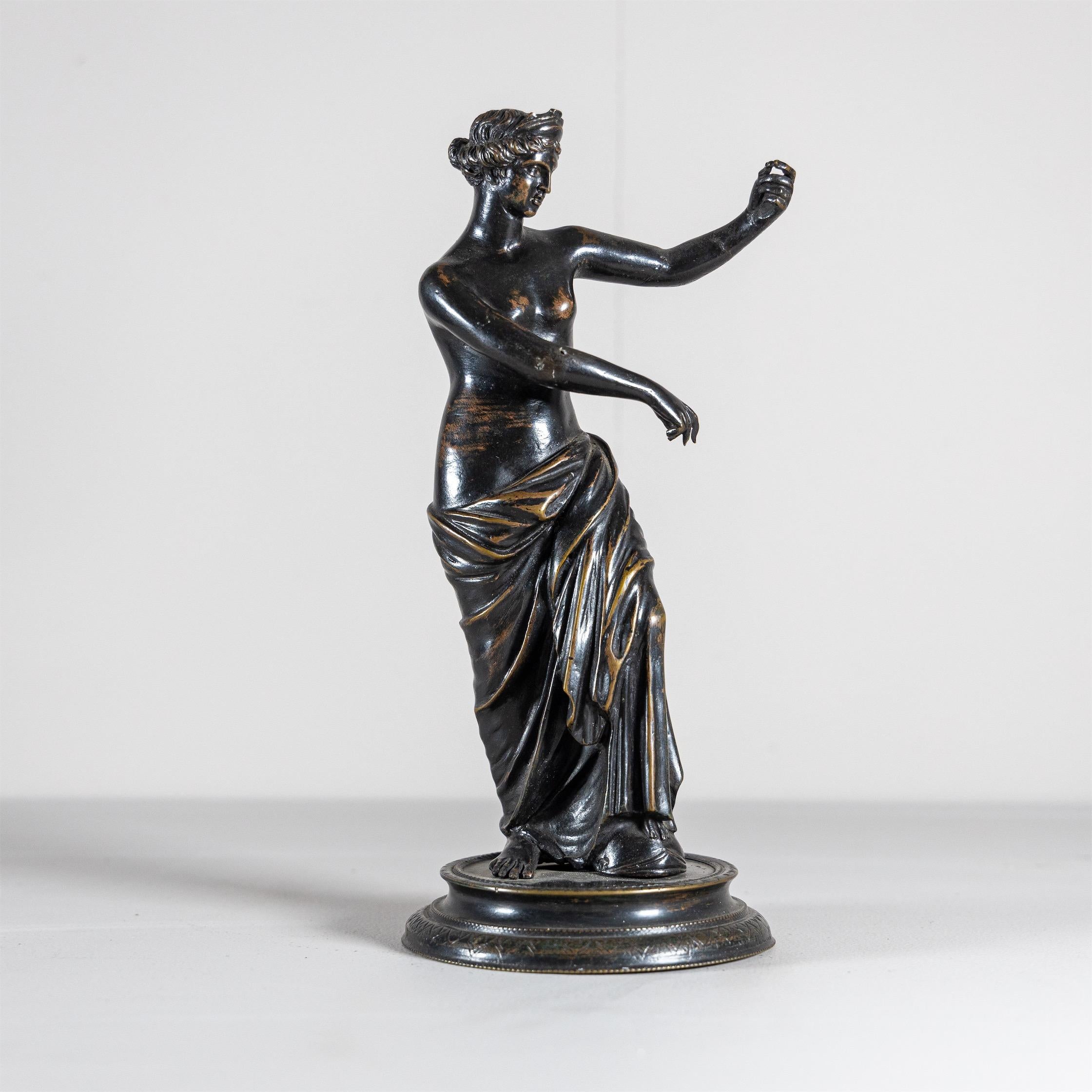Bronzestatuette der Venus aus Bronze, 2. Hälfte des 19. Jahrhunderts im Angebot 5