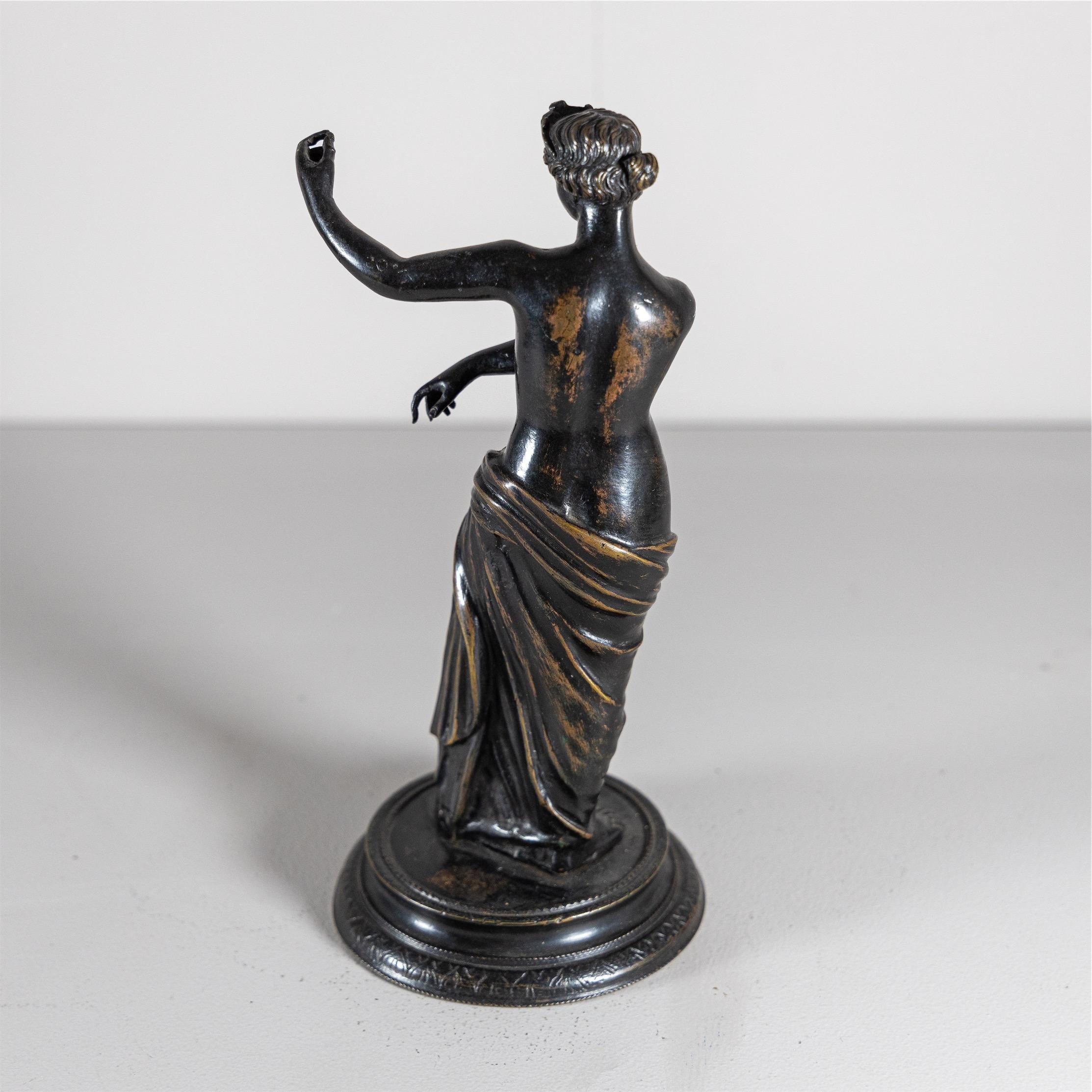 Bronzestatuette der Venus aus Bronze, 2. Hälfte des 19. Jahrhunderts im Zustand „Gut“ im Angebot in Greding, DE