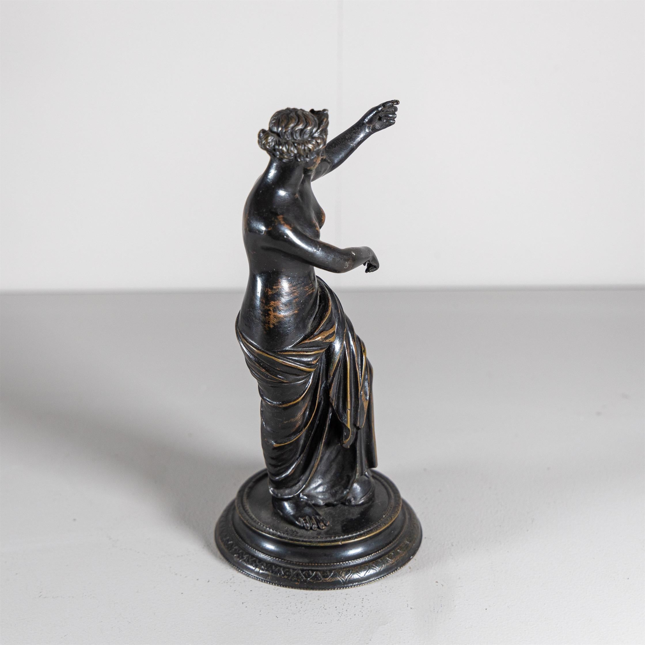 Bronzestatuette der Venus aus Bronze, 2. Hälfte des 19. Jahrhunderts im Angebot 2