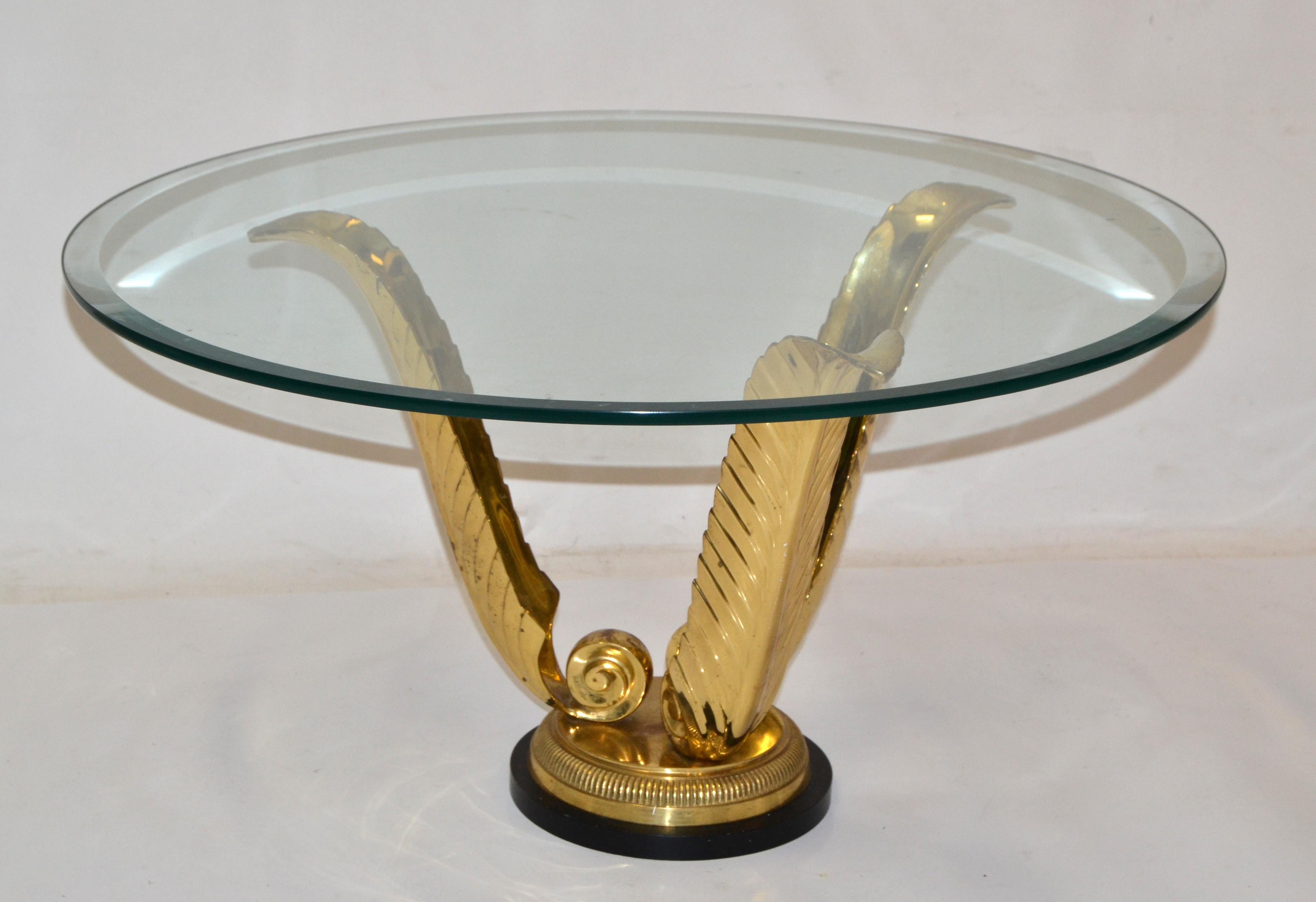 Hollywood Regency Base de table basse ou sculpture figurative de style Régence italienne en bronze et acier agave en vente