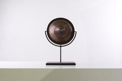 Bronze, Steel Portal Mirror by Splady Art Studios