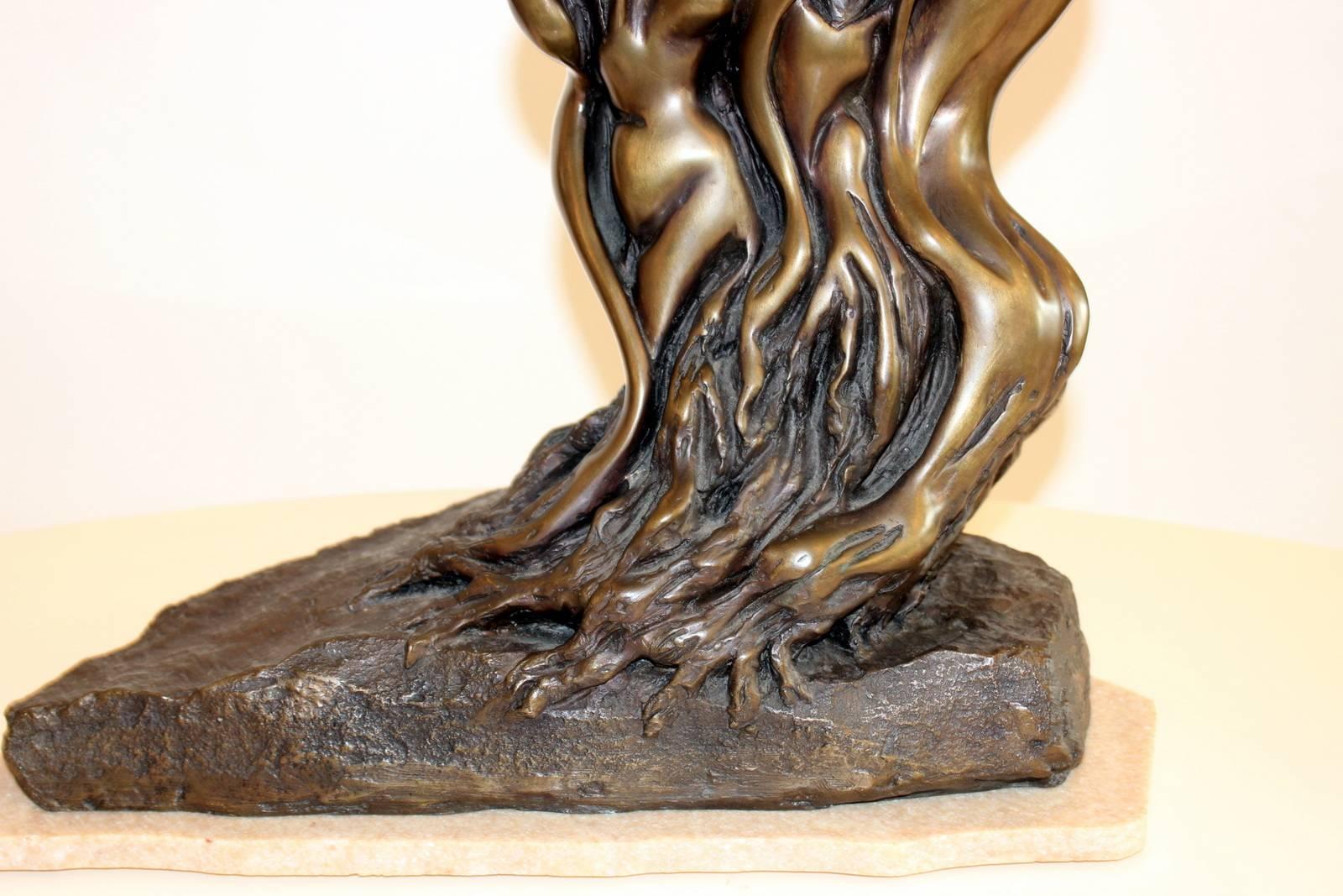 Mid-Century Modern Bronze Studio Moderns Sculpture en vente