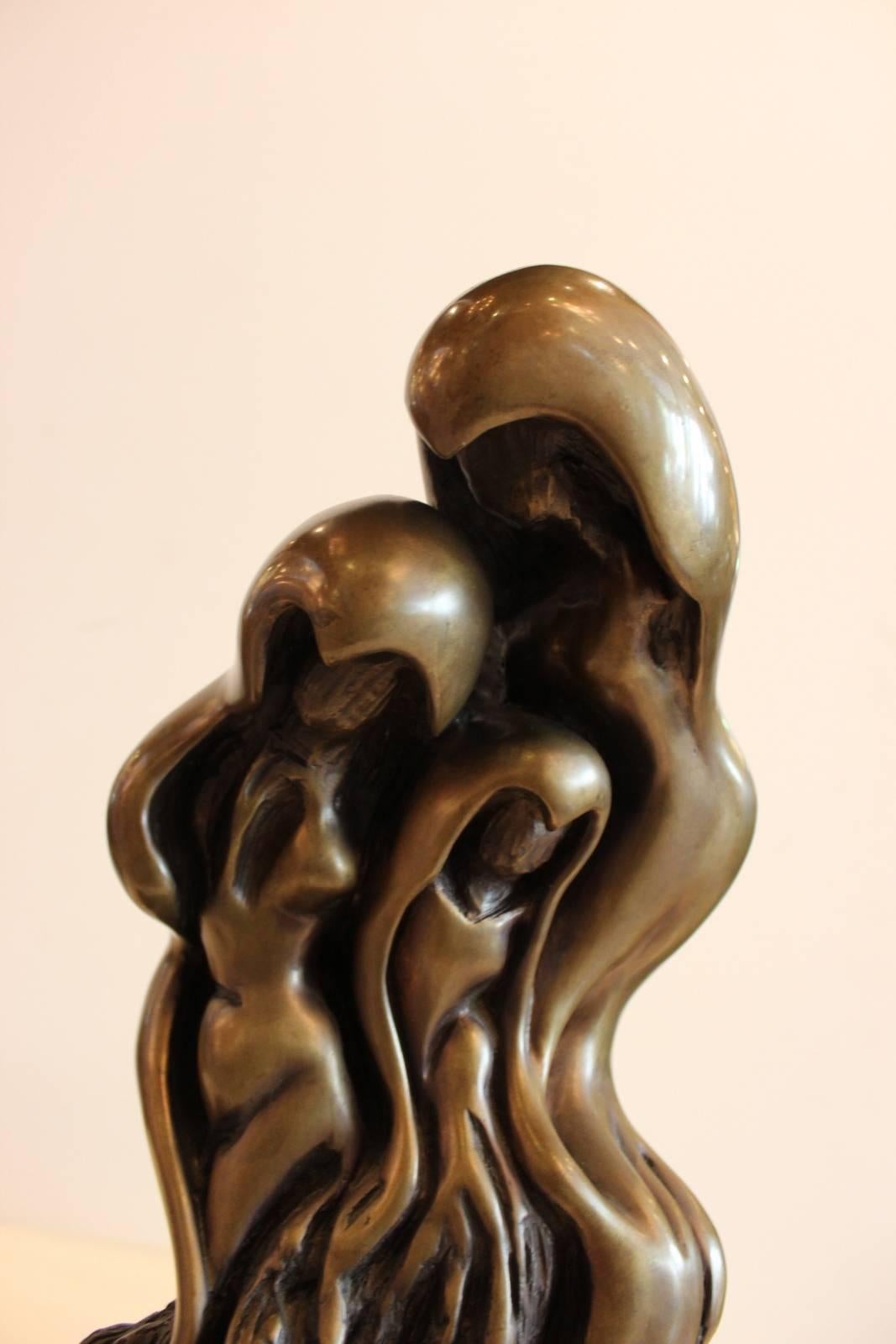 Bronze Studio Moderns Sculpture Excellent état - En vente à Lambertville, NJ