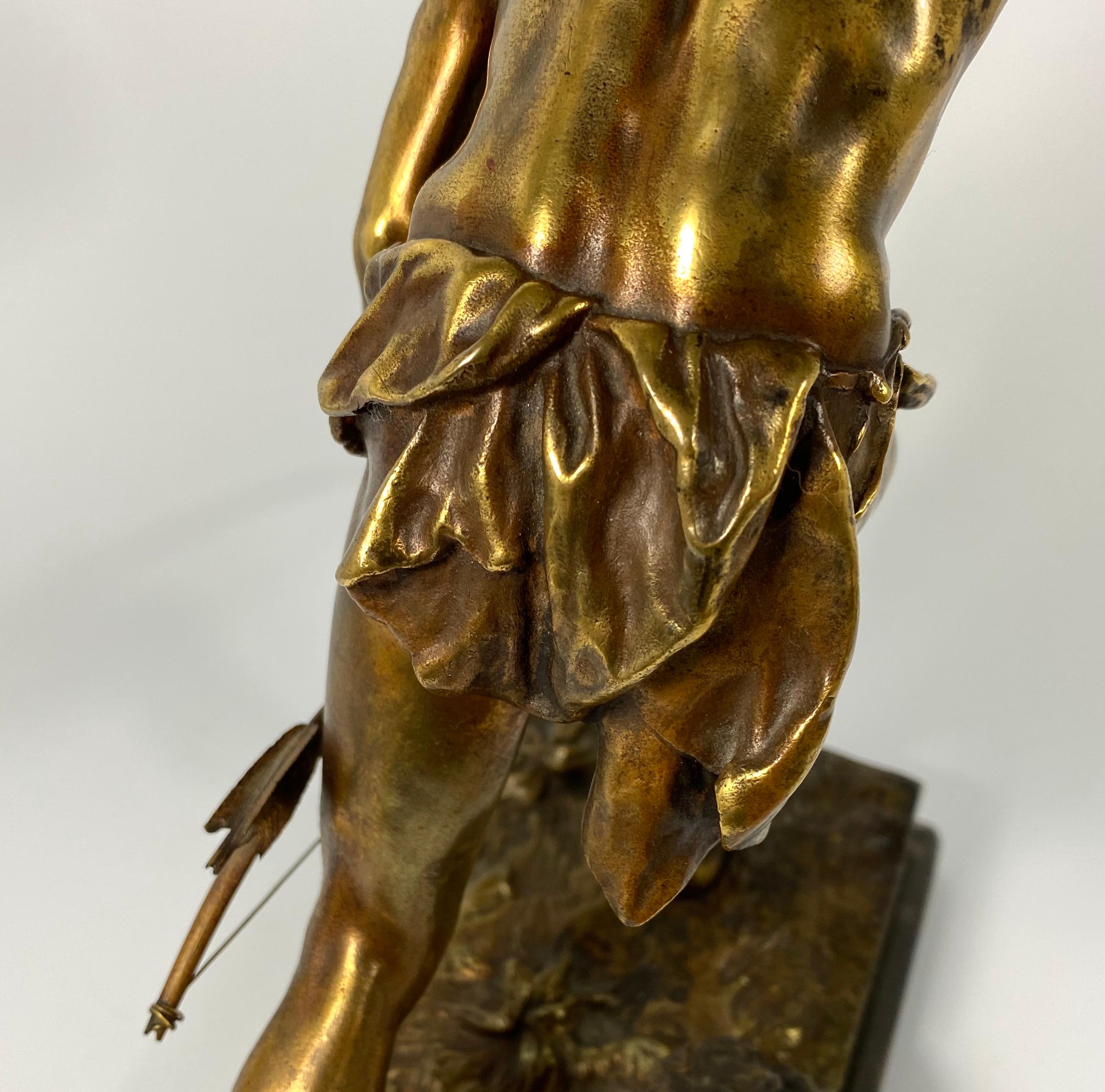 Bronze Study of a Native American Brave, Joseph Drischler 5