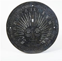 Meridiana in bronzo firmata Charles Bryne London, Anno Dom 1742