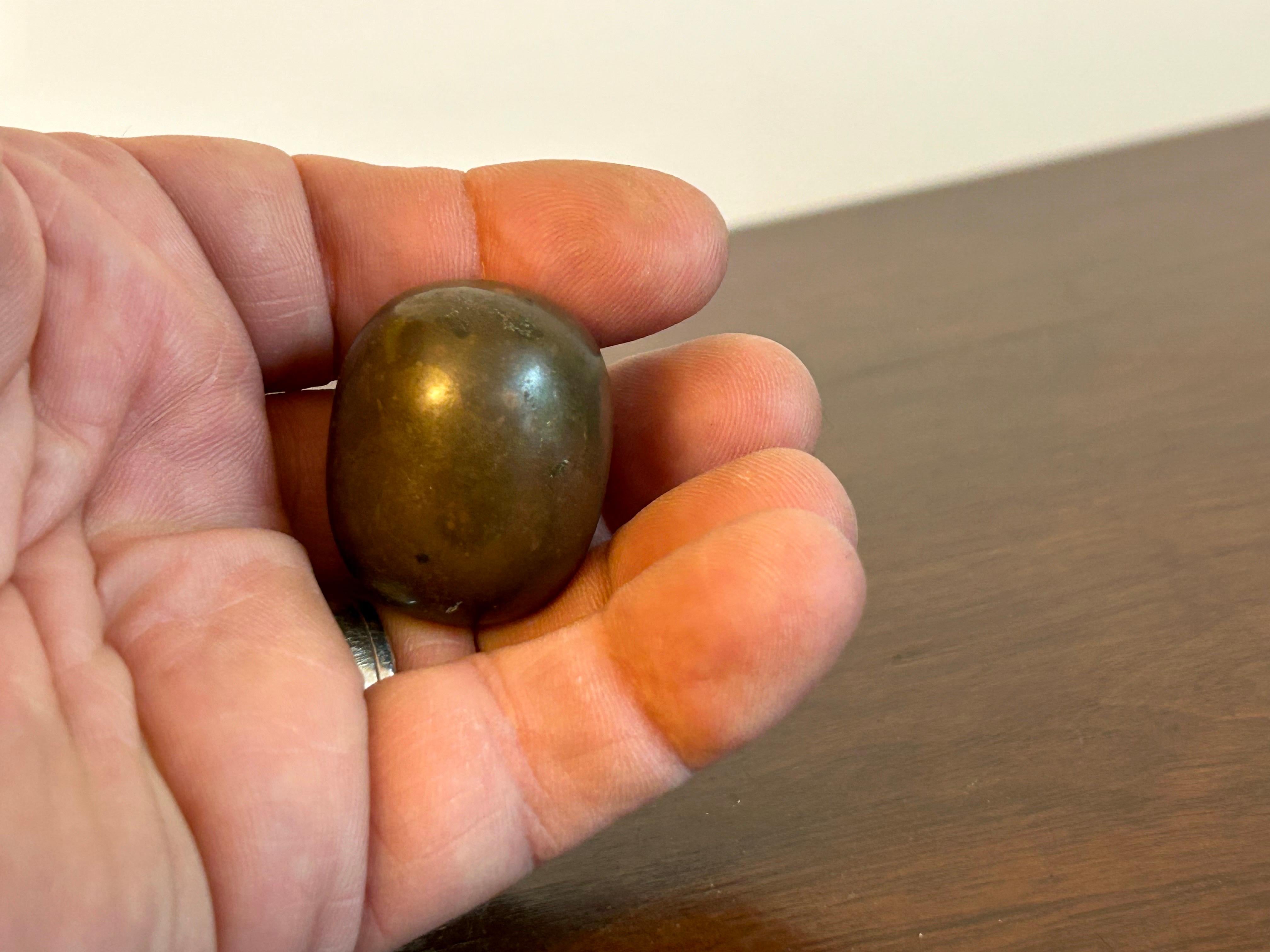Modern Bronze 'Super Egg' Objet d'Art Piet Hein  For Sale
